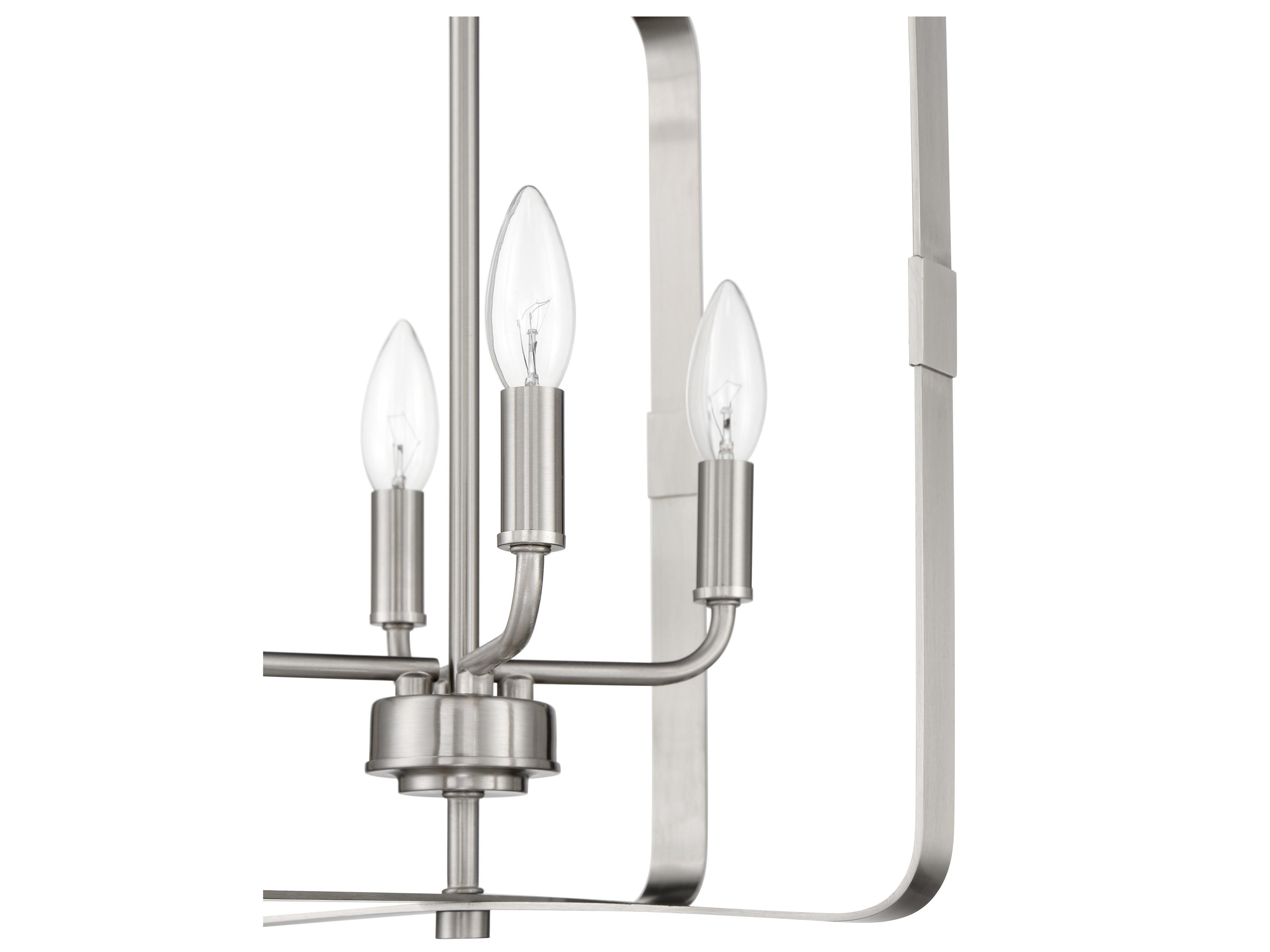 Craftmade Stowe 4-Light Brushed Polished Nickel Chandelier