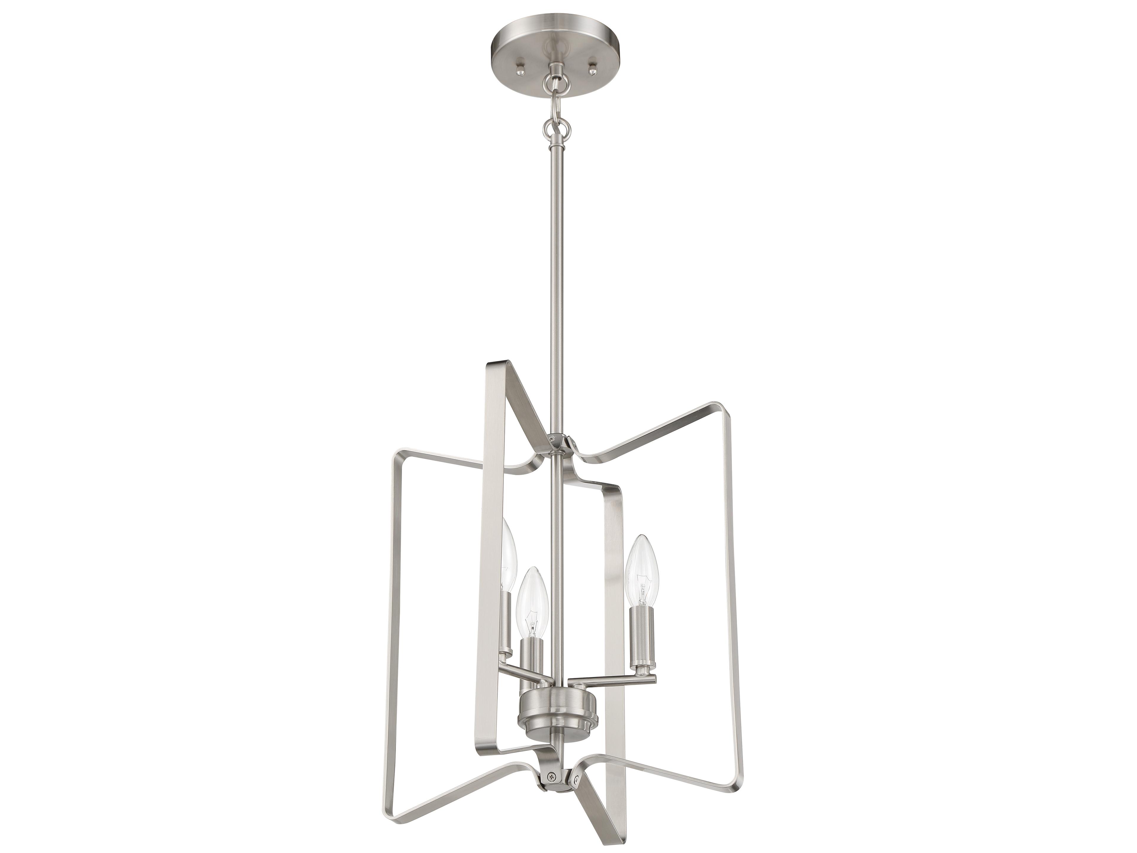Craftmade Shayna 3-Light Brushed Polished Nickel Chandelier