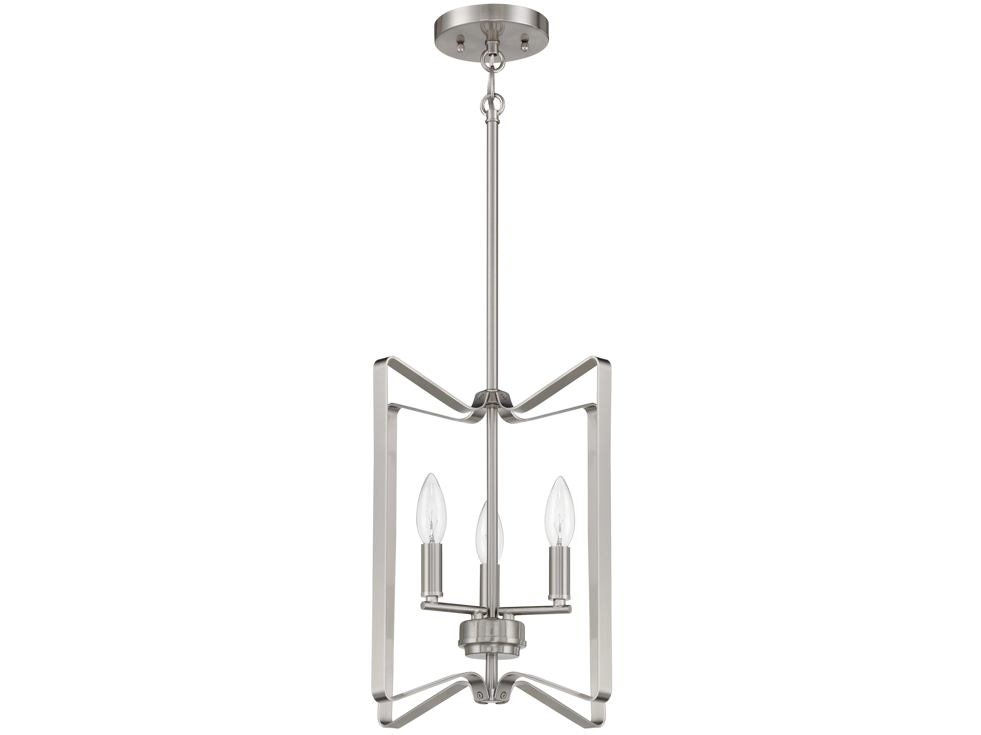Craftmade Shayna 3-Light Brushed Polished Nickel Chandelier