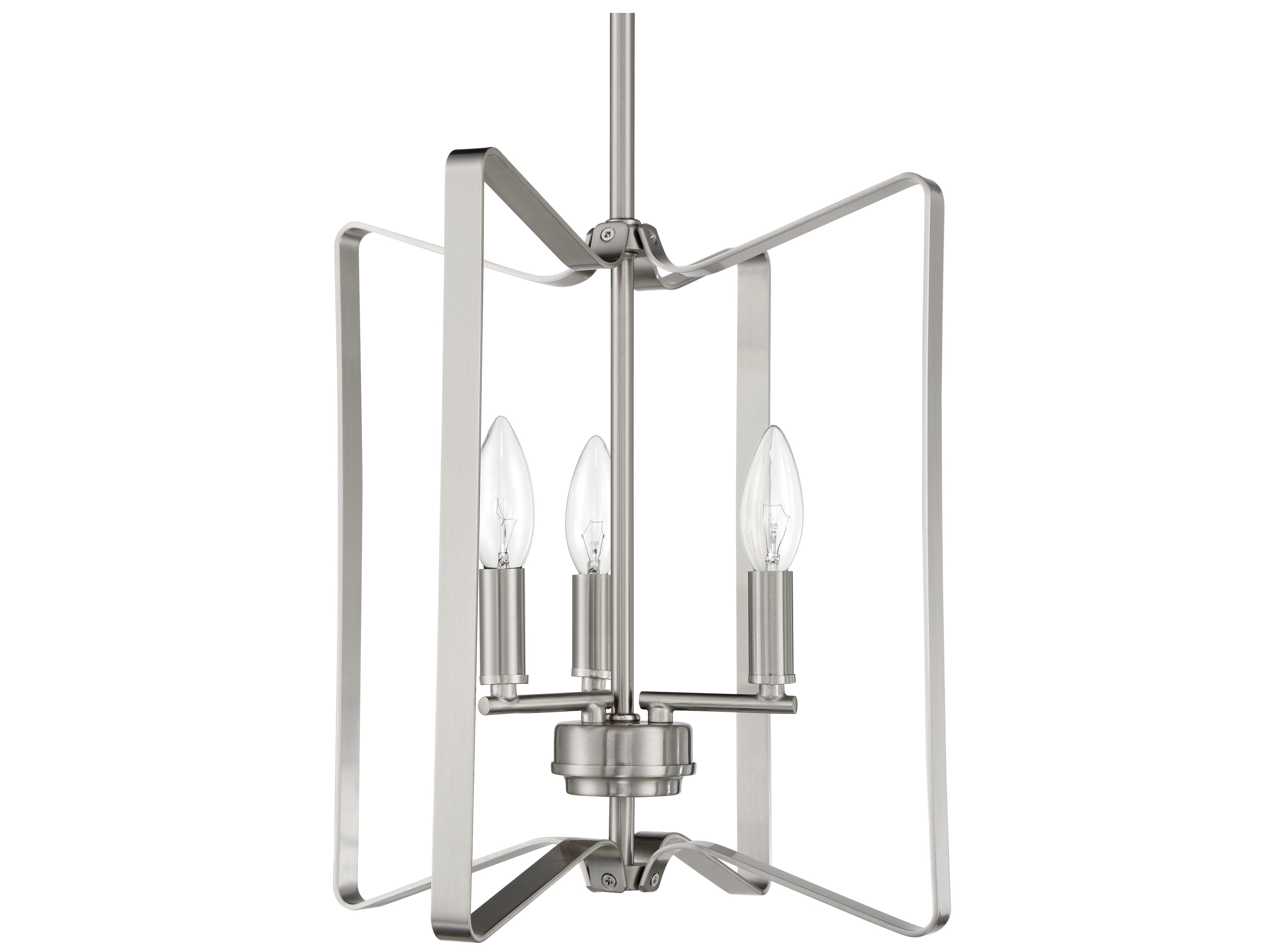 Craftmade Shayna 3-Light Brushed Polished Nickel Chandelier