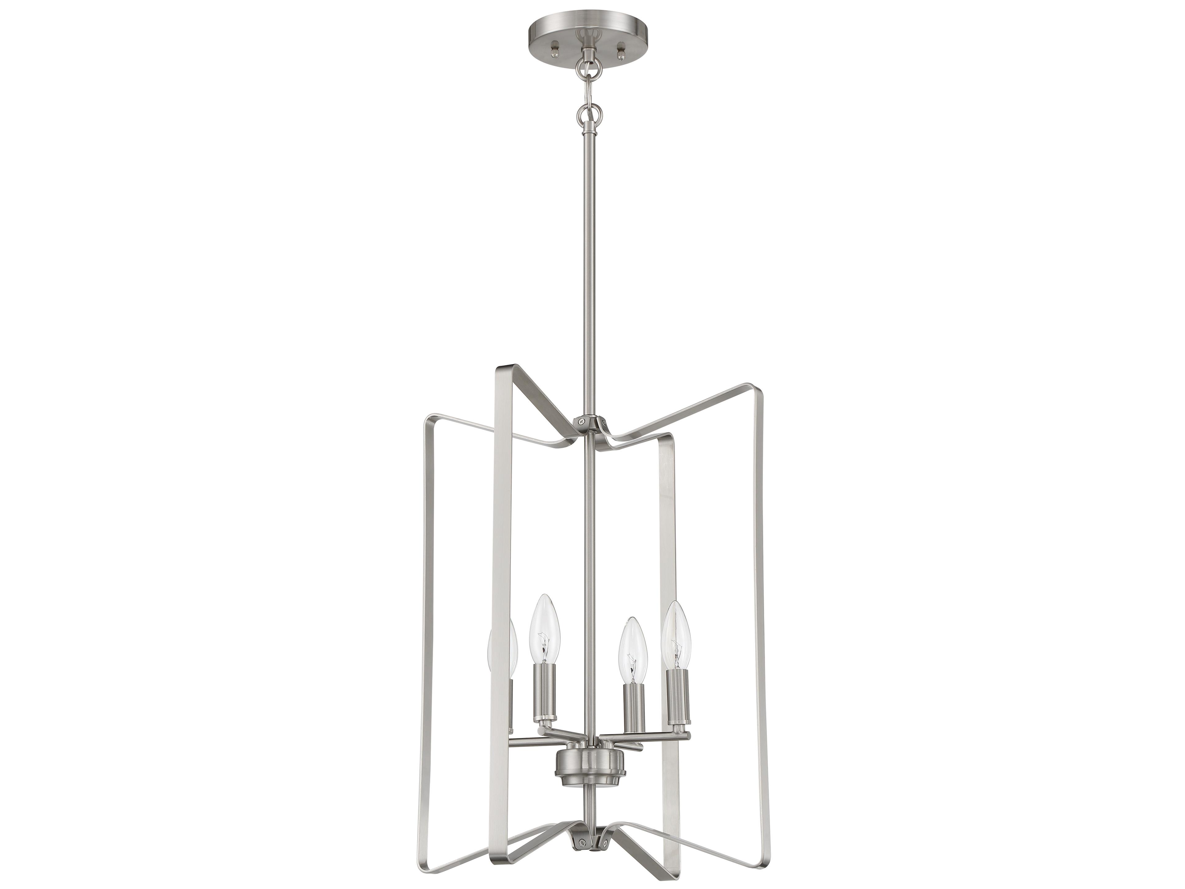Craftmade Shayna 4-Light Brushed Polished Nickel Chandelier