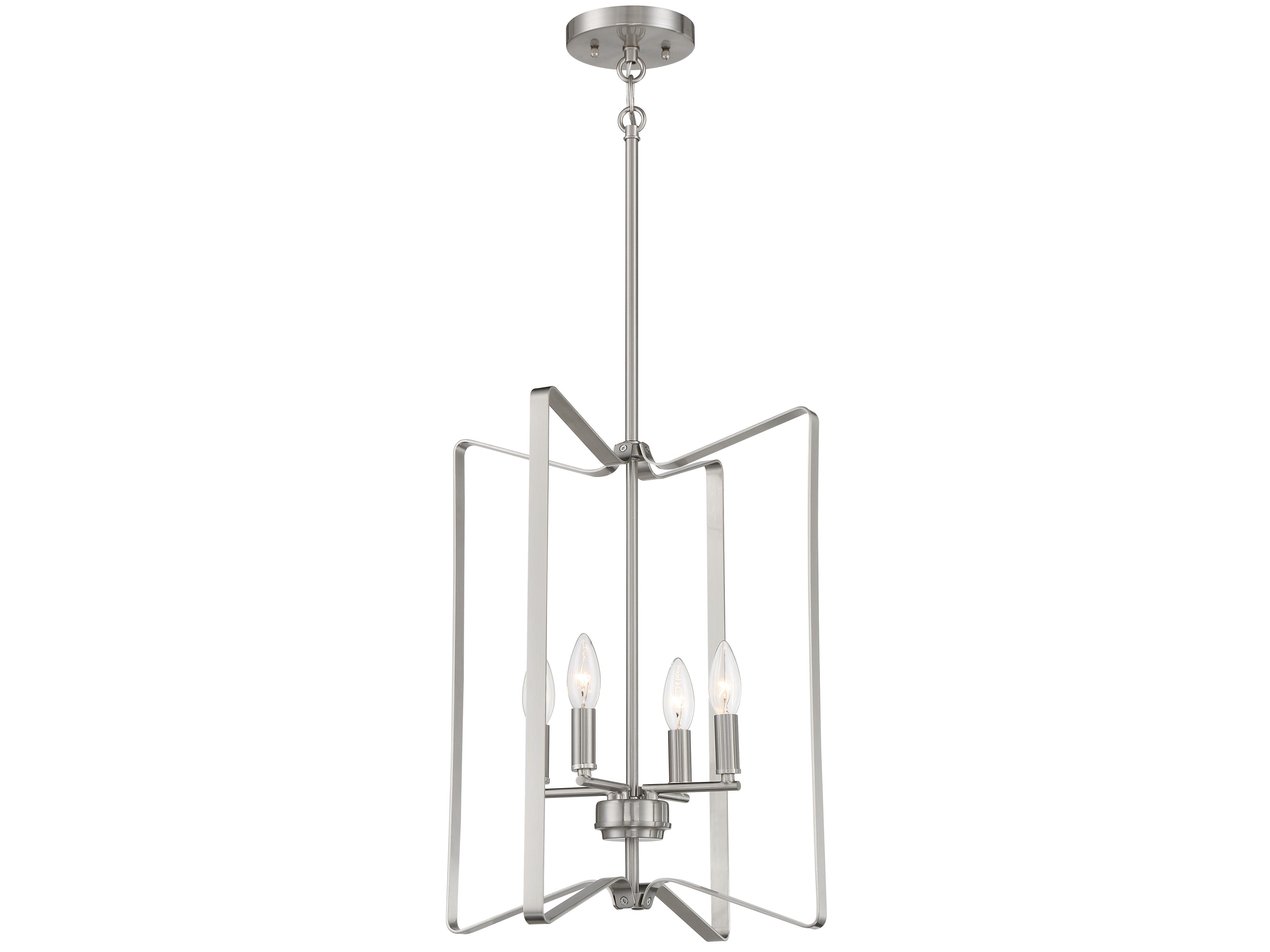 Craftmade Shayna 4-Light Brushed Polished Nickel Chandelier