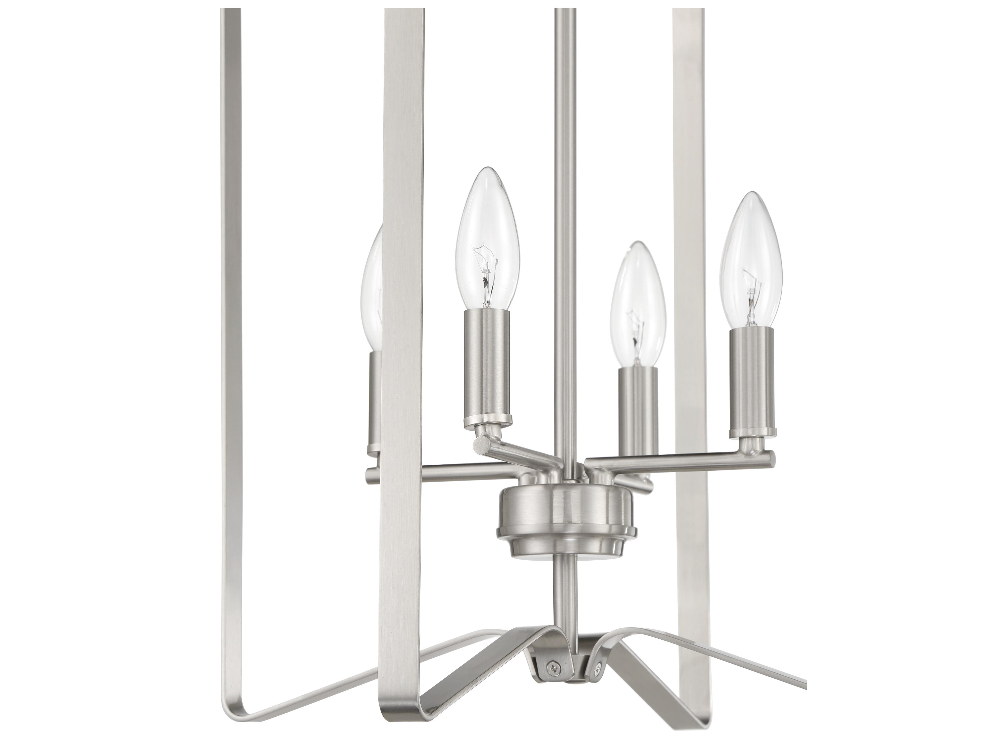 Craftmade Shayna 4-Light Brushed Polished Nickel Chandelier