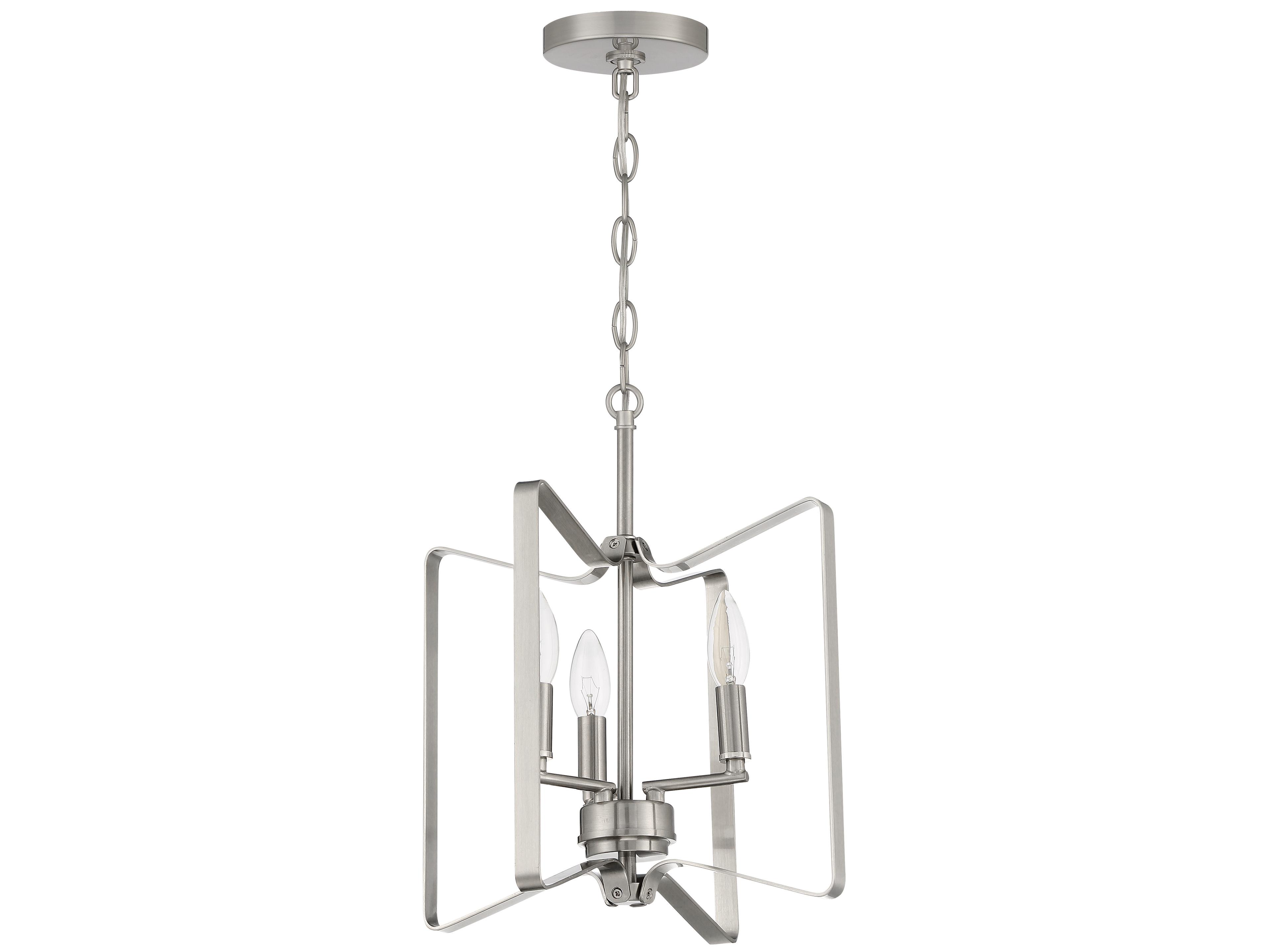 Craftmade Shayna 3-Light Brushed Polished Nickel Chandelier