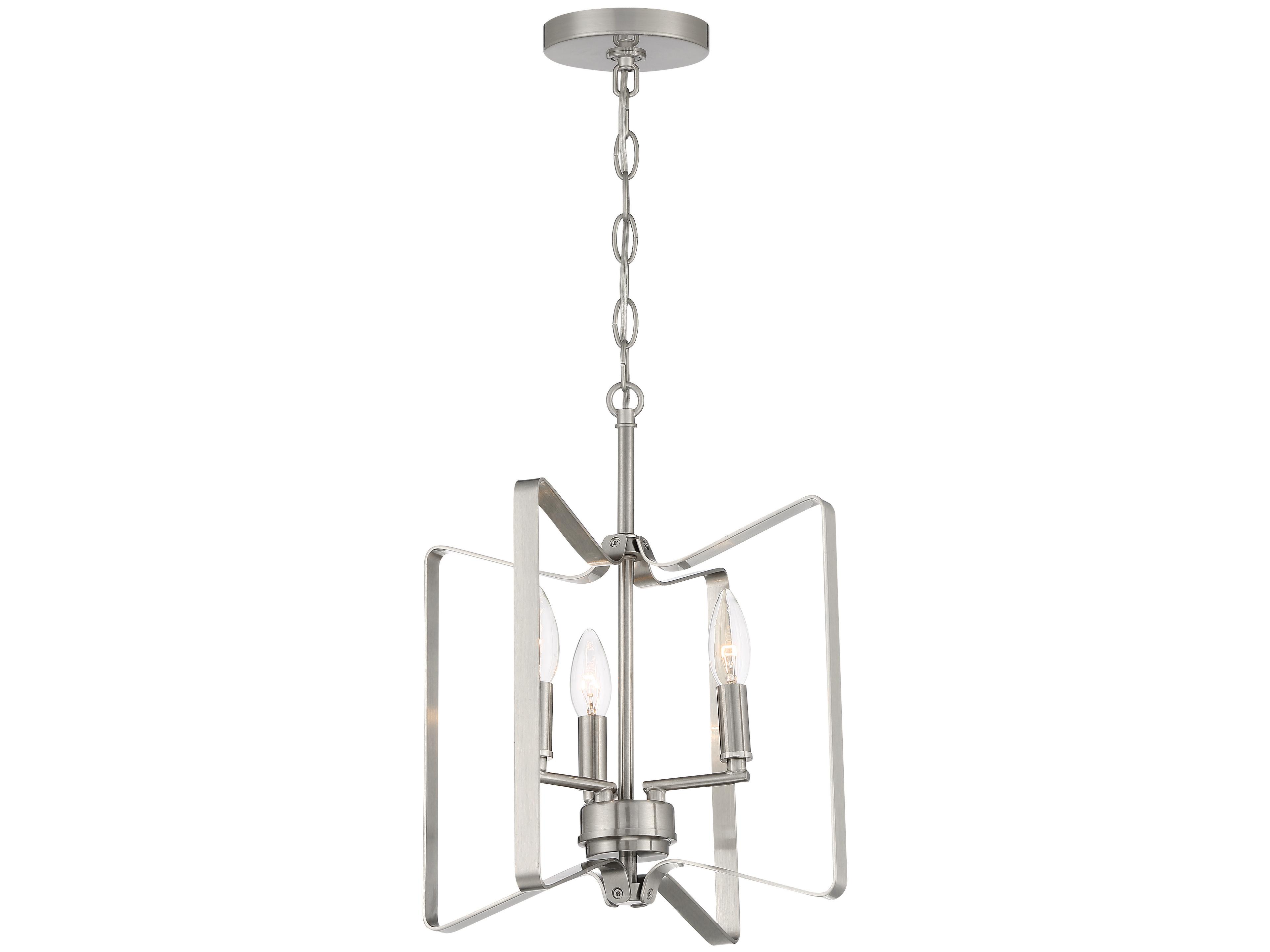 Craftmade Shayna 3-Light Brushed Polished Nickel Chandelier