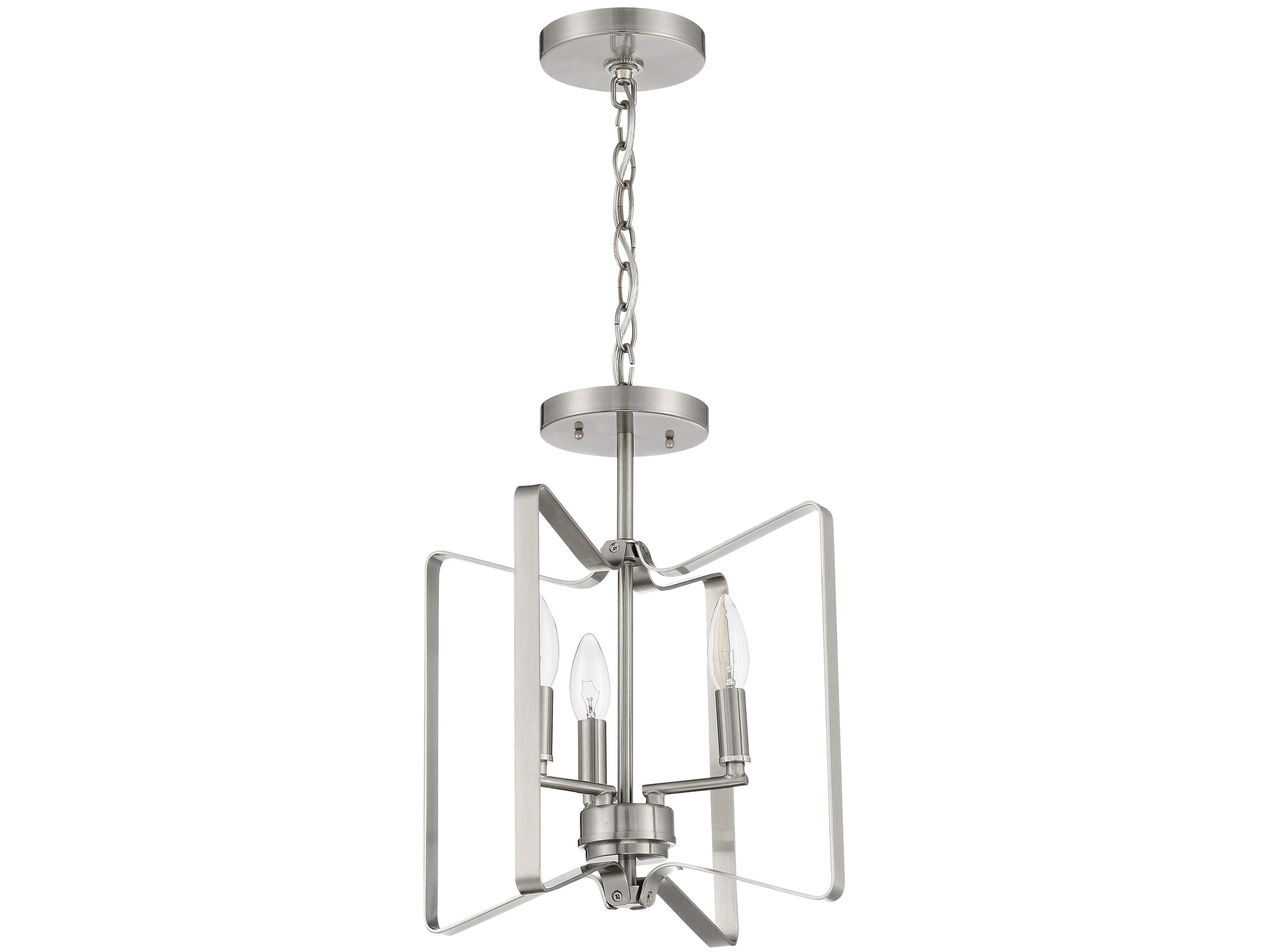 Craftmade Shayna 3-Light Brushed Polished Nickel Chandelier