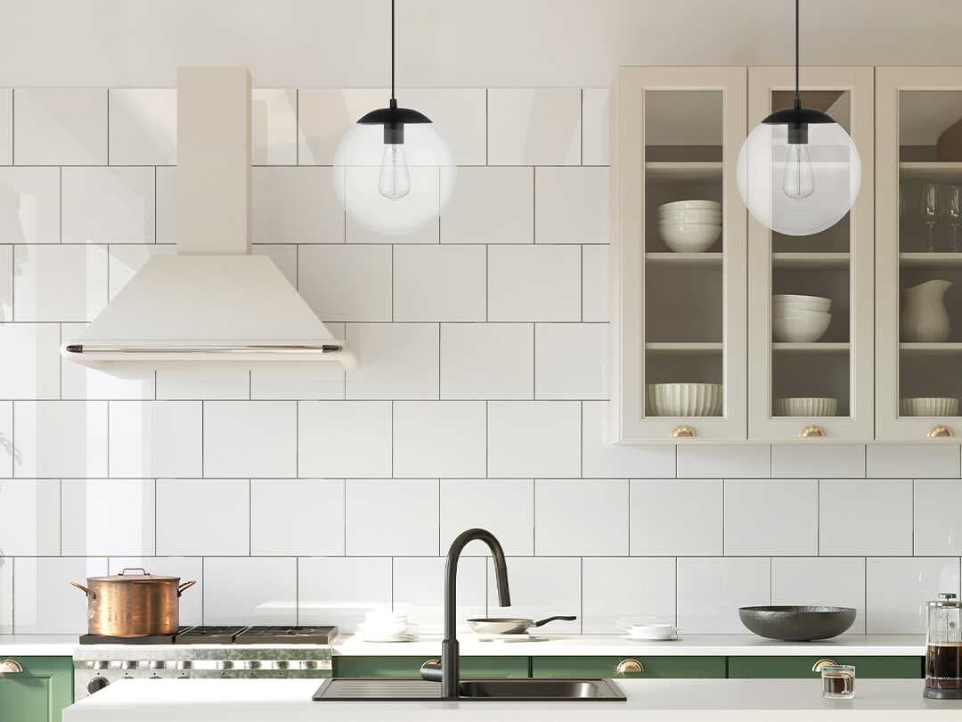 Craftmade Gaze 1-Light Flat Black Globe Mini Pendant