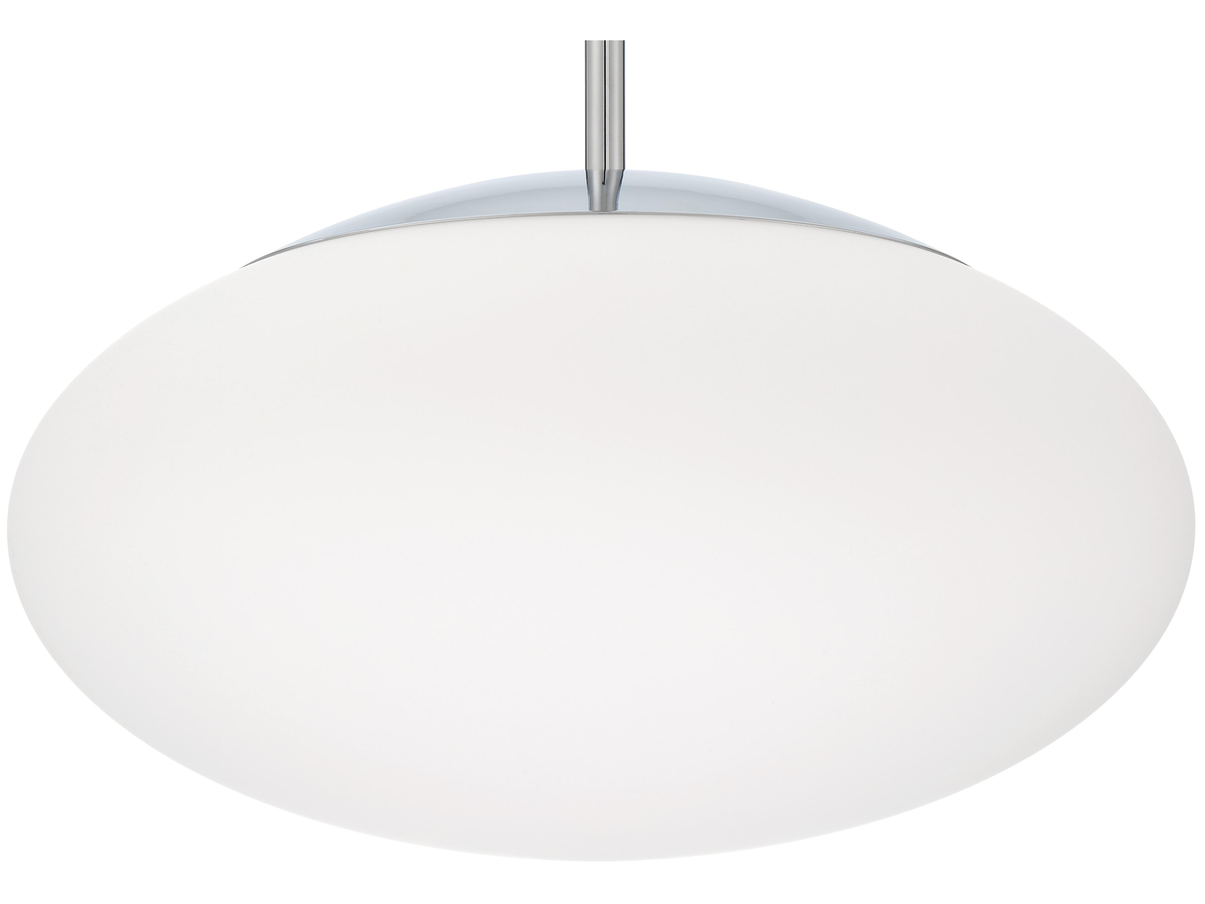 Craftmade Gaze 1-Light Chrome Glass Pendant