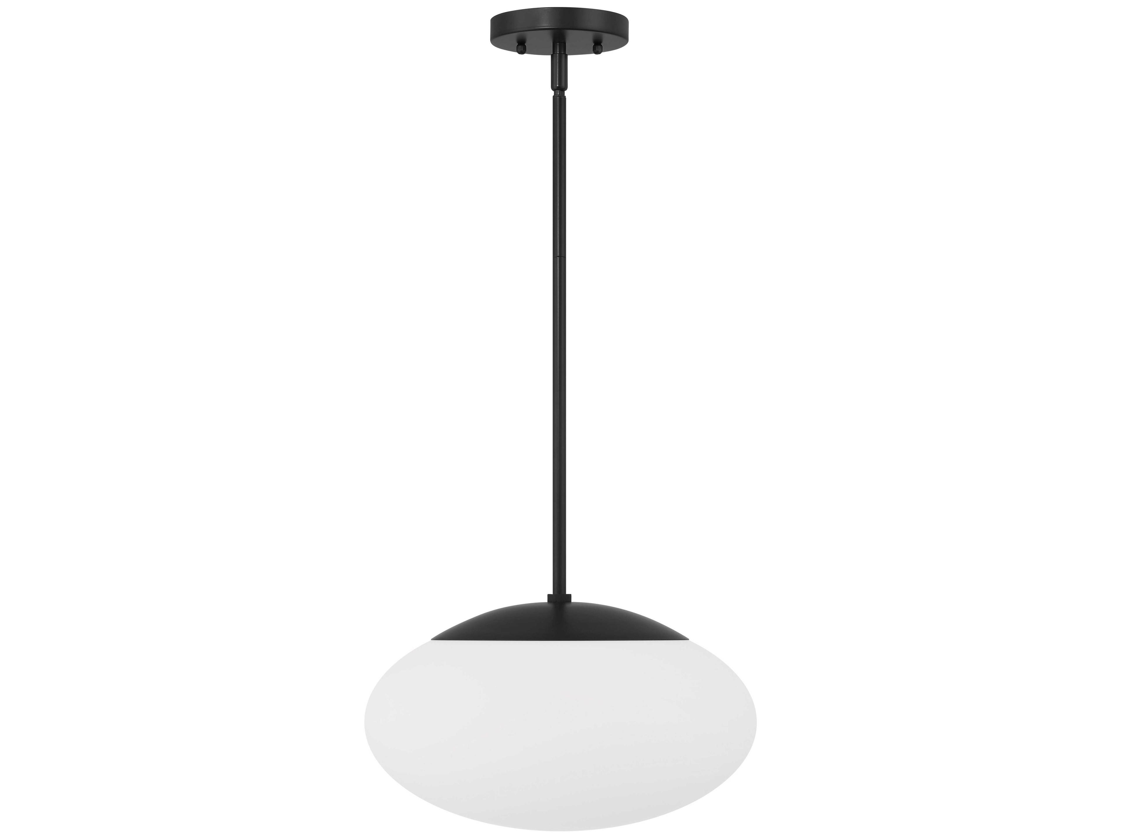 Craftmade Gaze 1-Light Flat Black Pendant