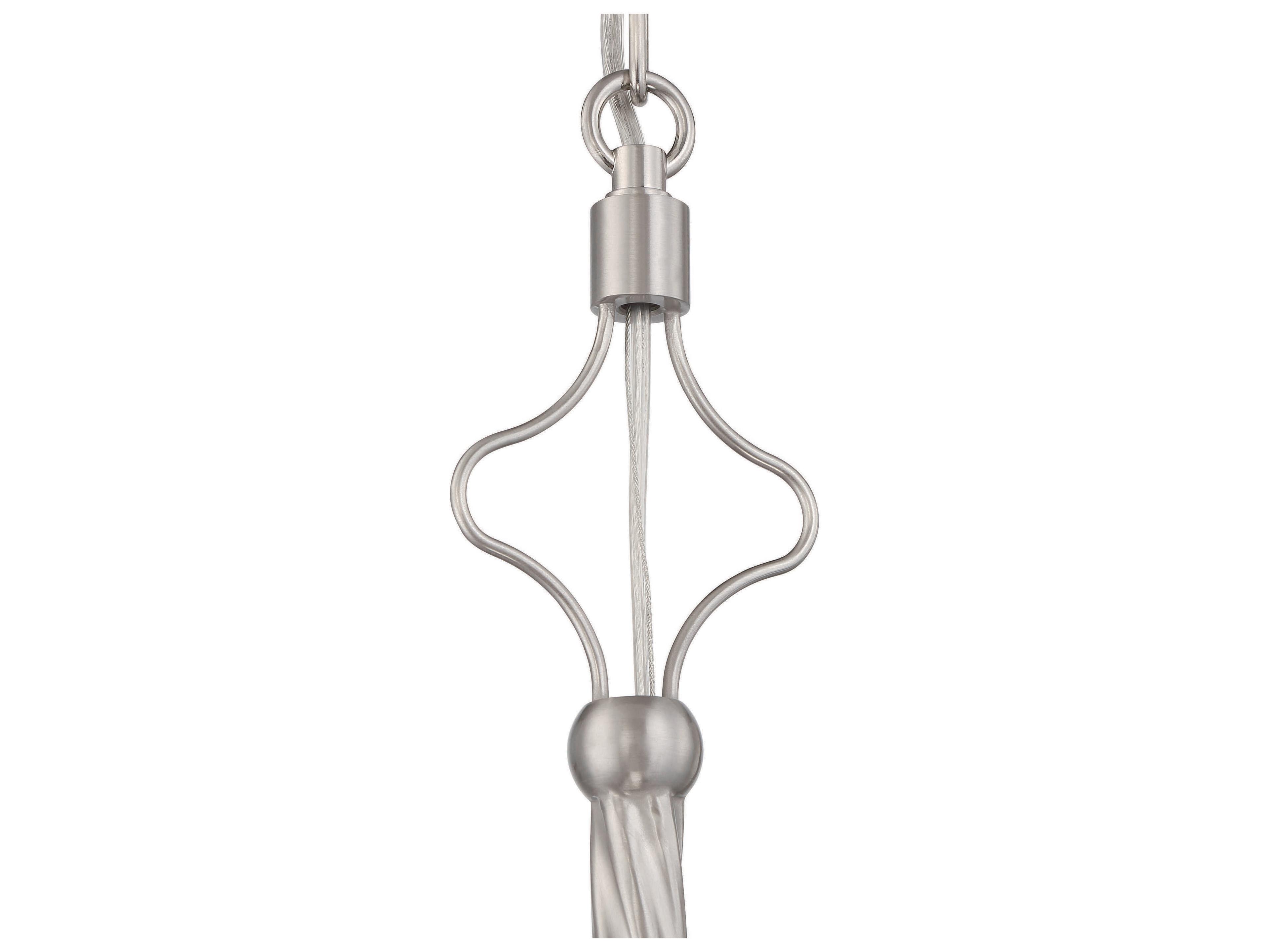 Craftmade Jolenne 4-Light Brushed Polished Nickel Chandelier