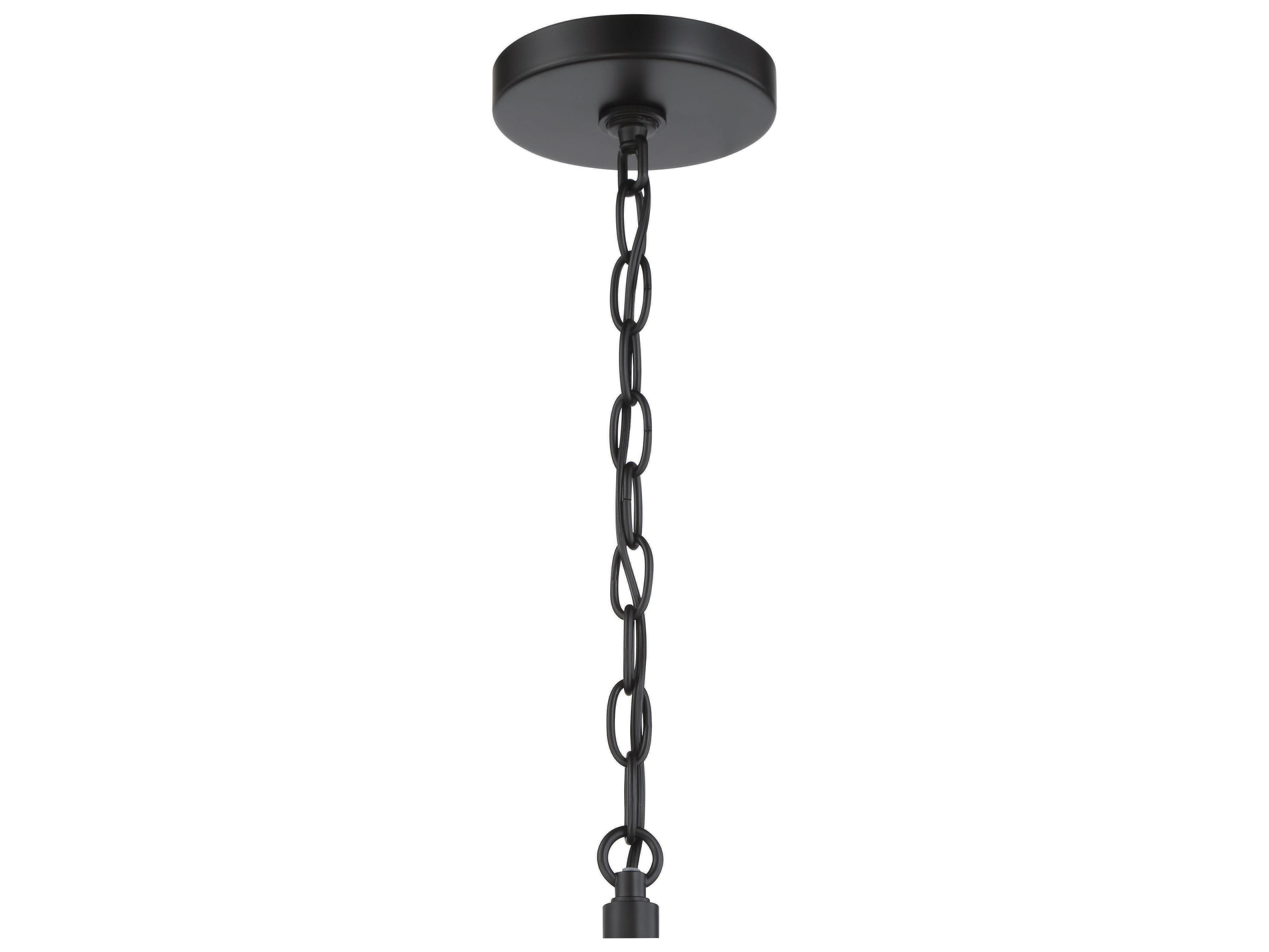 Craftmade Jolenne 8-Light Flat Black Chandelier