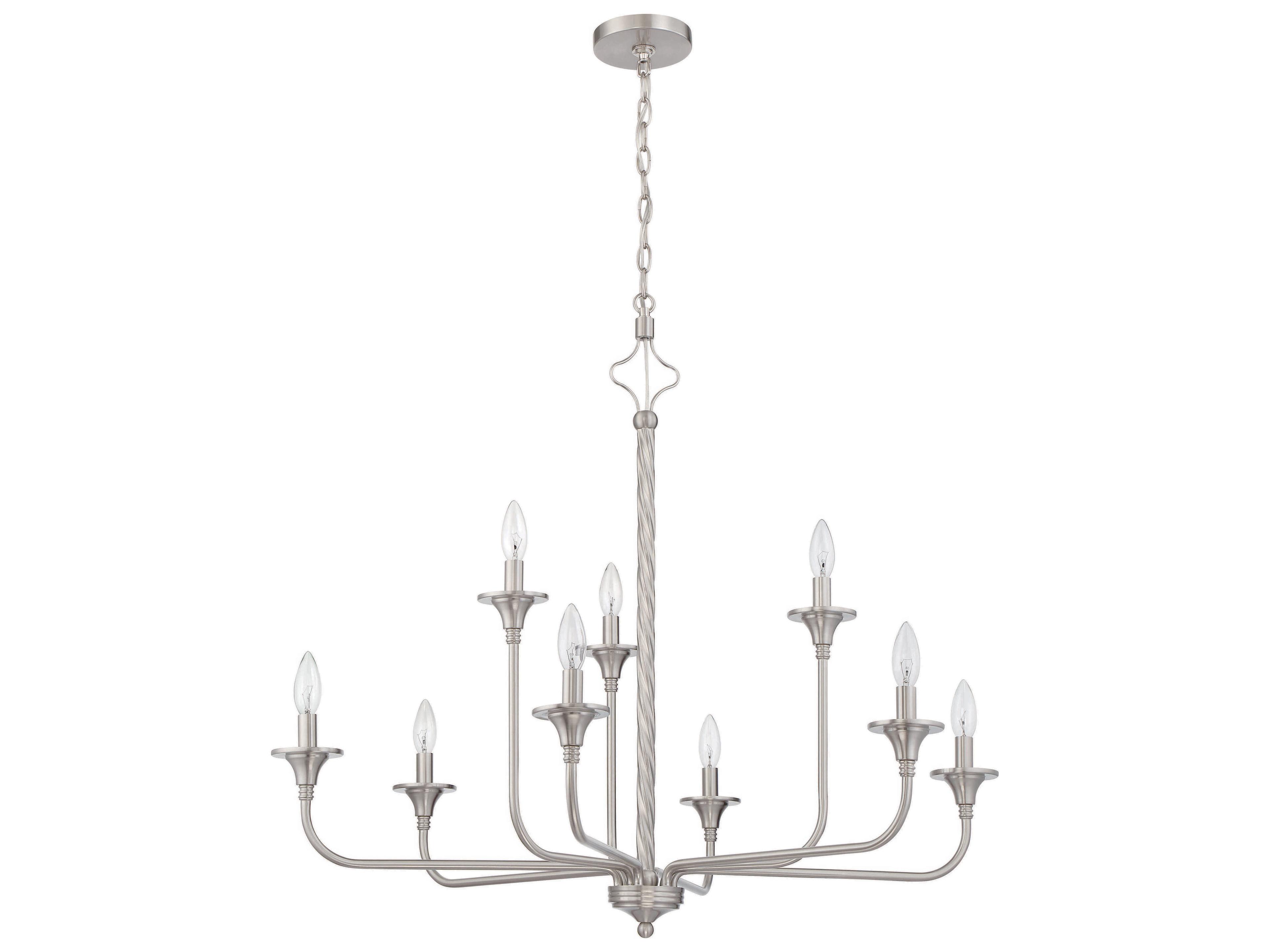 Craftmade Jolenne 9-Light Brushed Polished Nickel Chandelier