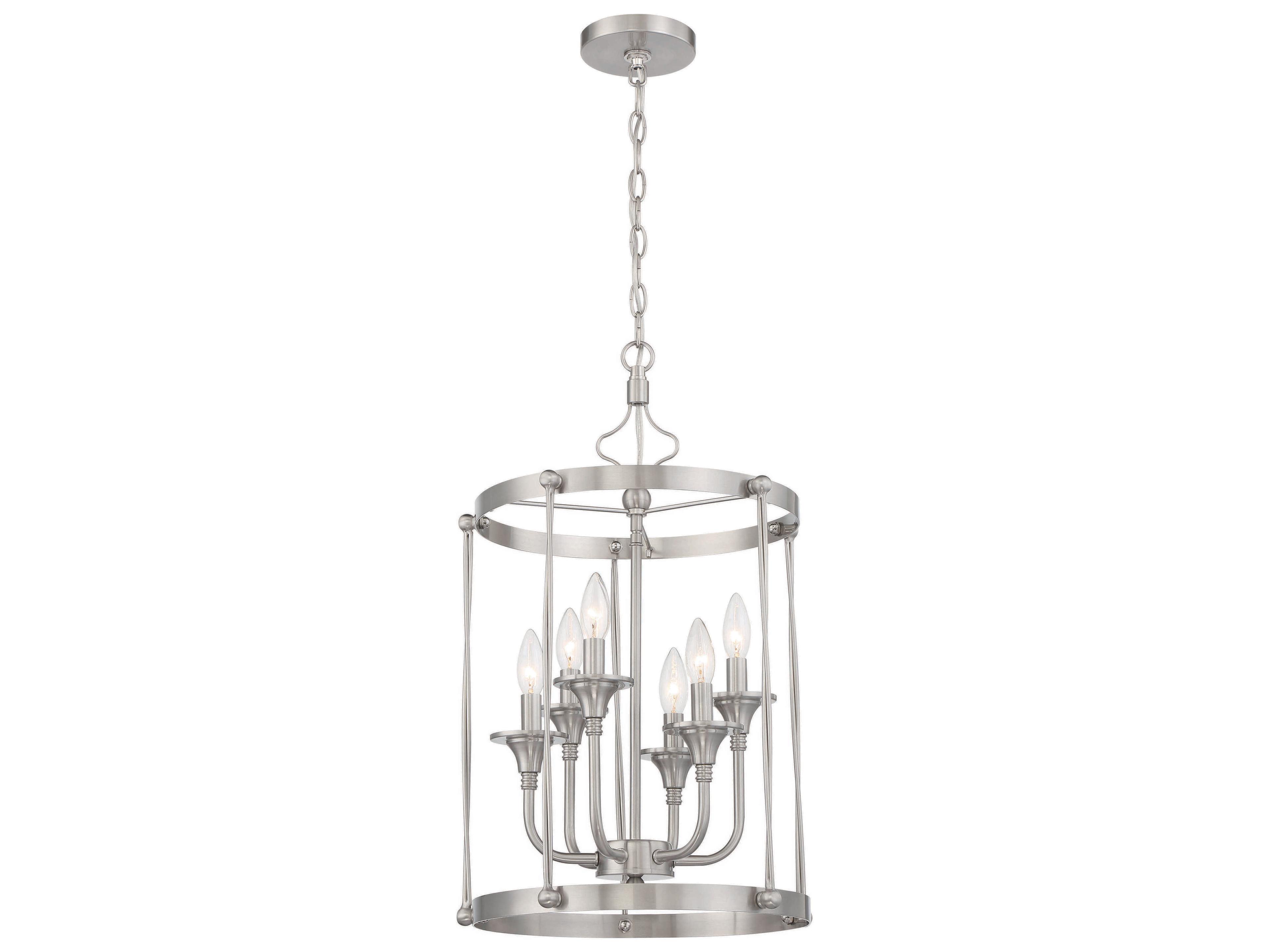 Craftmade Jolenne 6-Light Brushed Polished Nickel Pendant