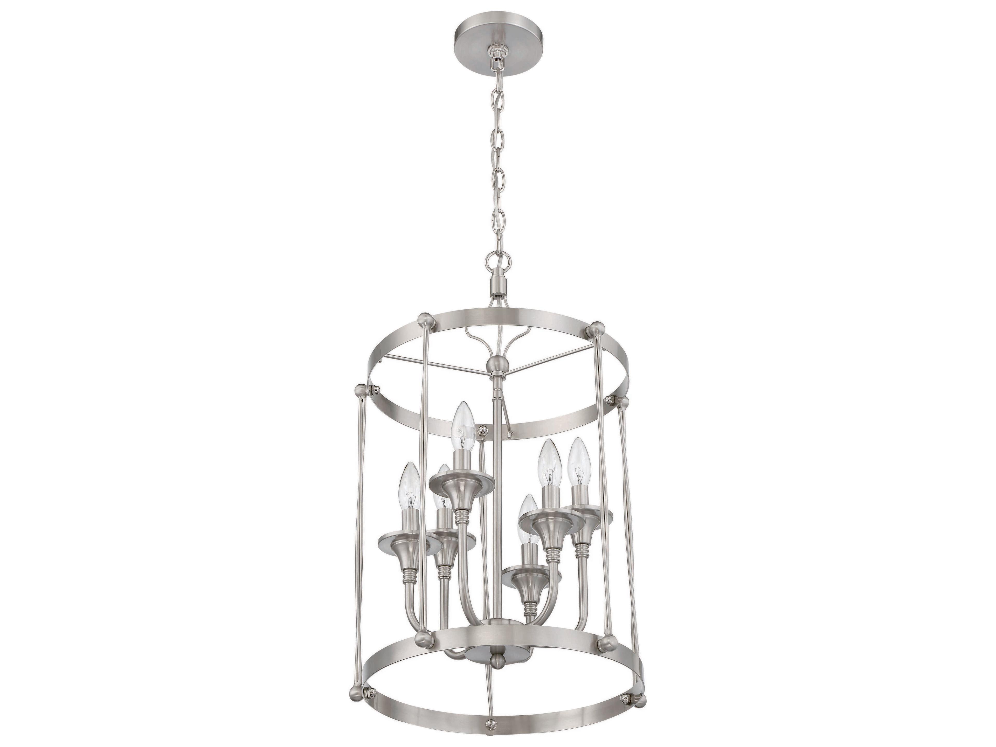 Craftmade Jolenne 6-Light Brushed Polished Nickel Pendant