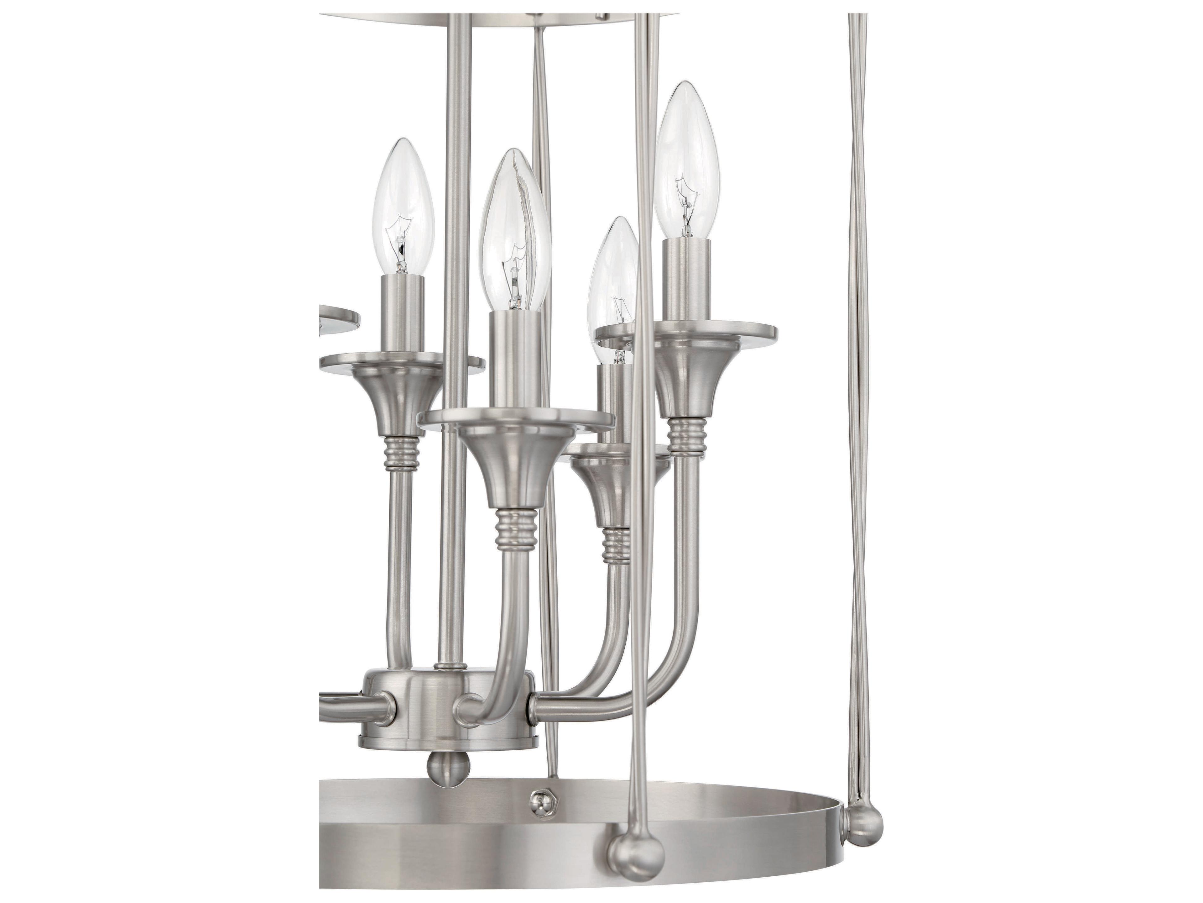 Craftmade Jolenne 6-Light Brushed Polished Nickel Pendant