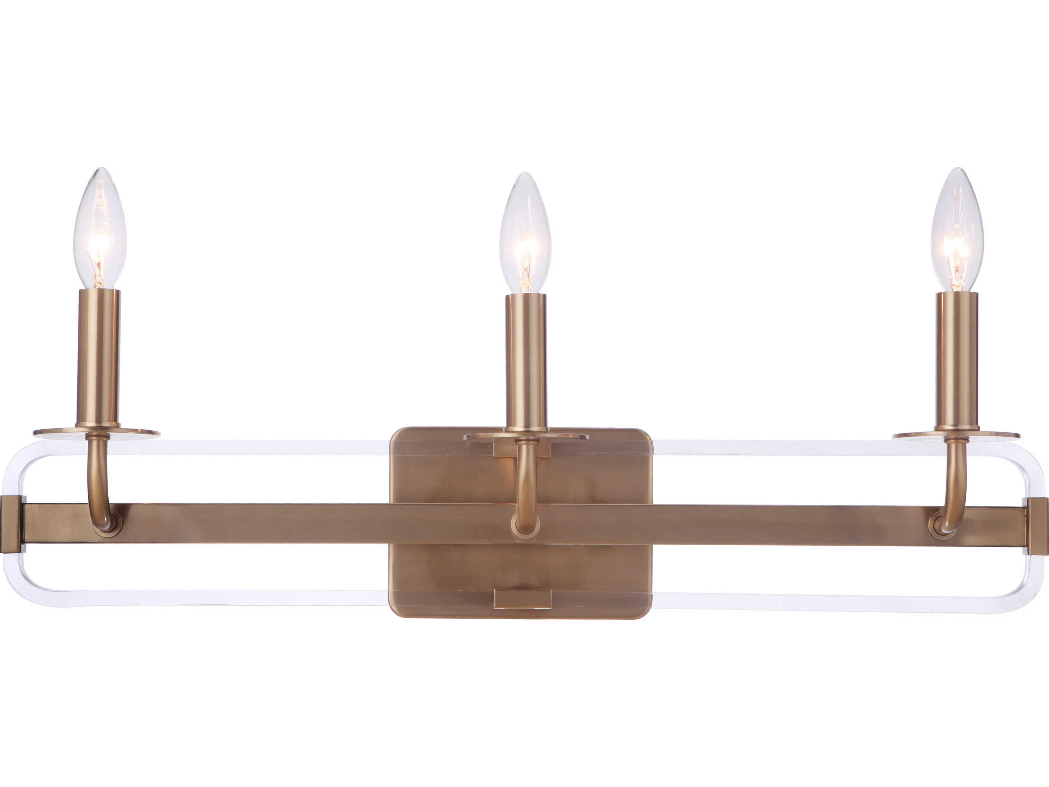 Craftmade Graclyn 3-Light Satin Brass Vanity Light