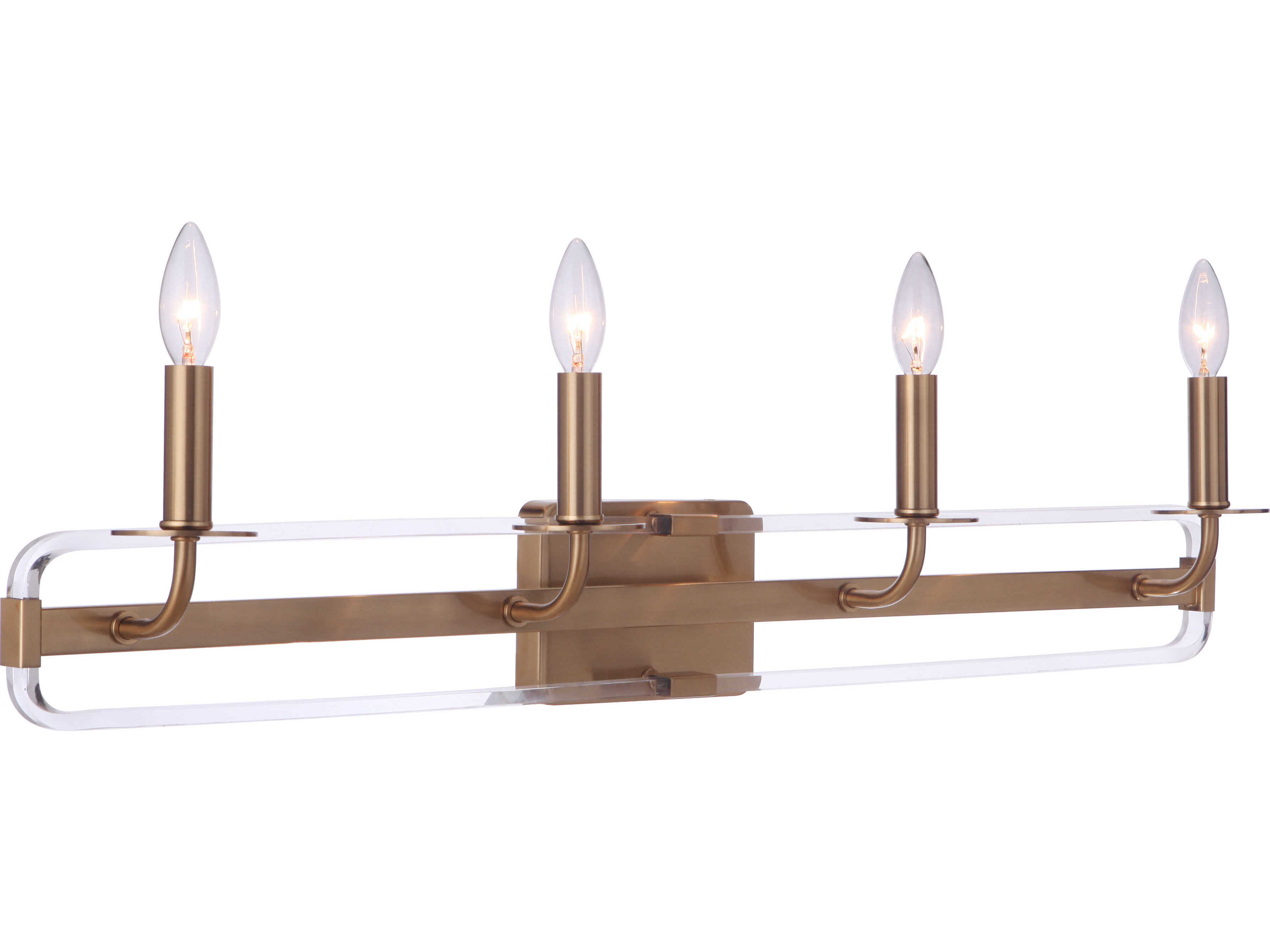 Craftmade Graclyn 4-Light Satin Brass Vanity Light