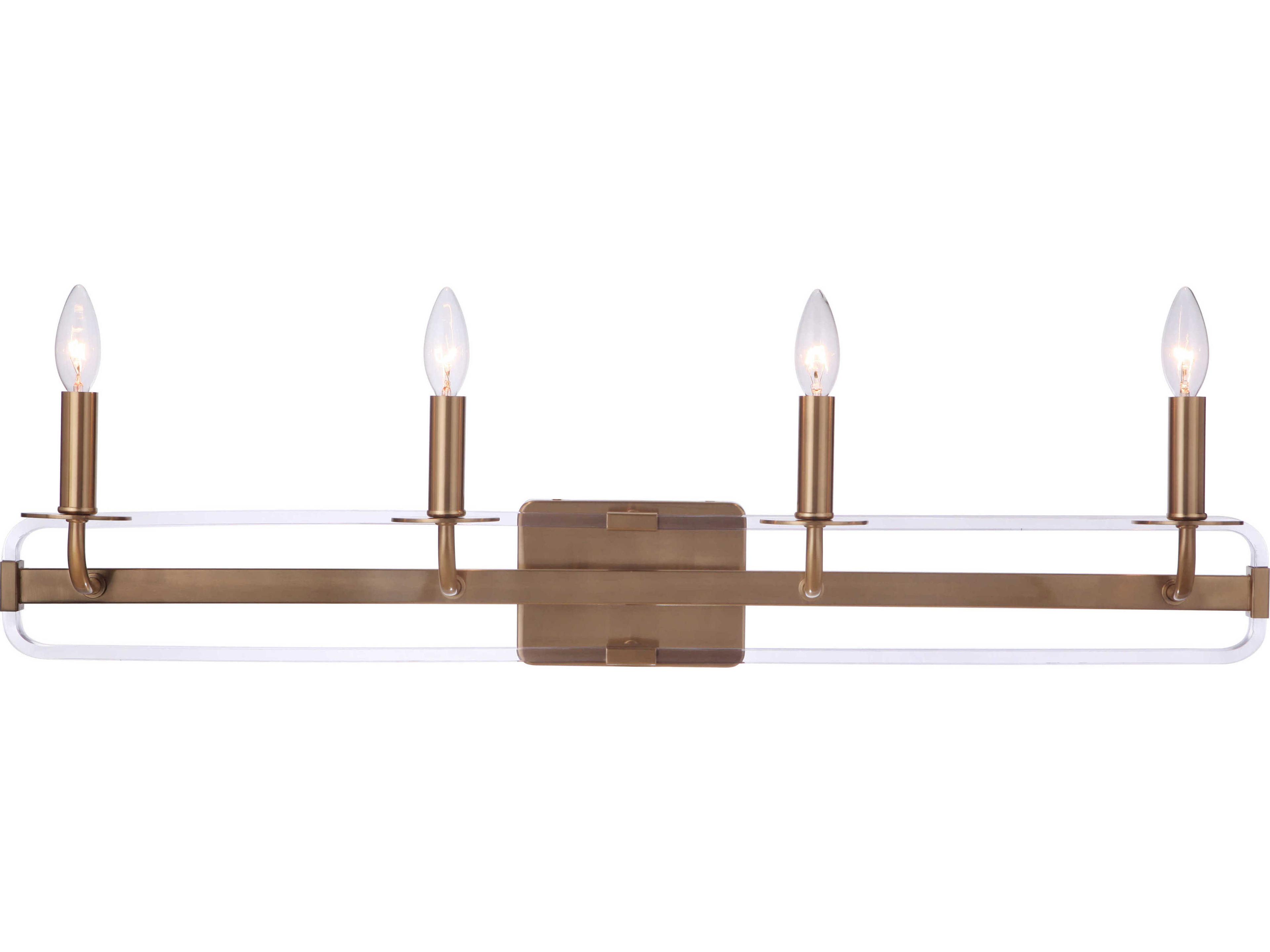 Craftmade Graclyn 4-Light Satin Brass Vanity Light