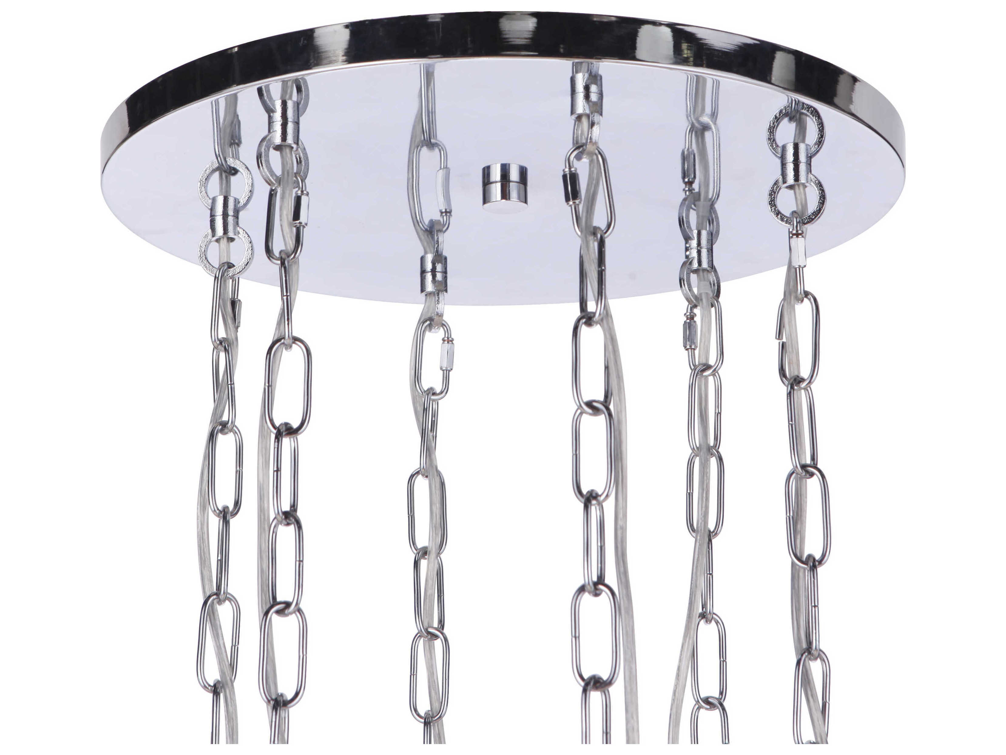 Craftmade Myos 6-Light Chrome Glass Cylinder Pendant