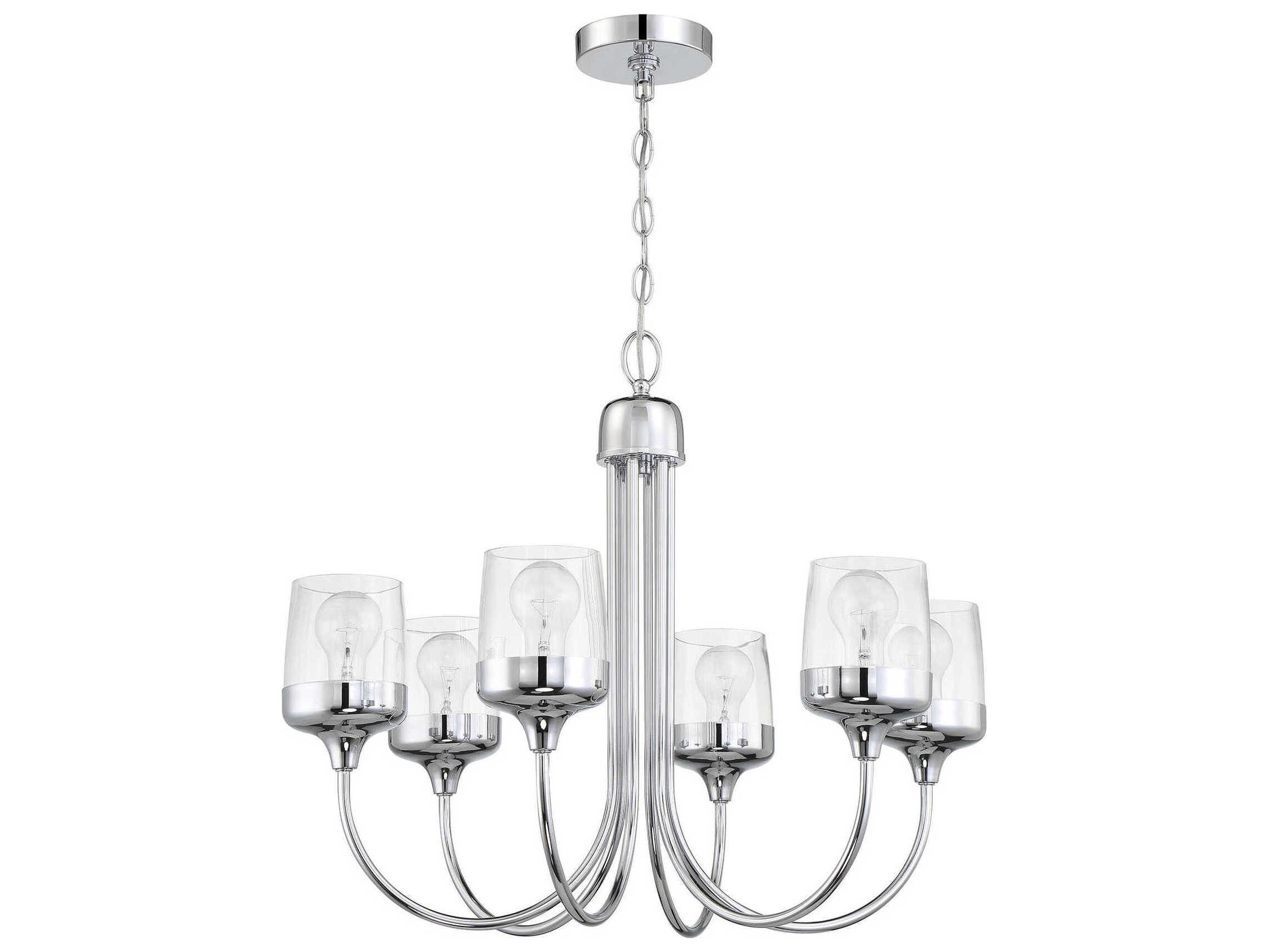 Craftmade Wrenn 6-Light Chrome Chandelier