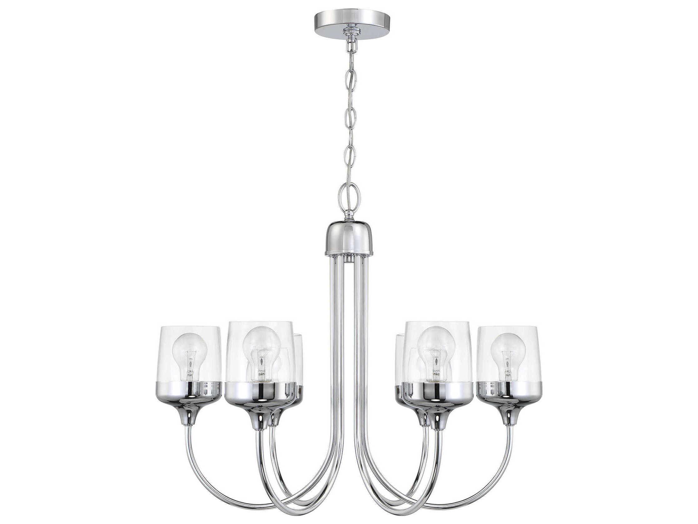Craftmade Wrenn 6-Light Chrome Chandelier