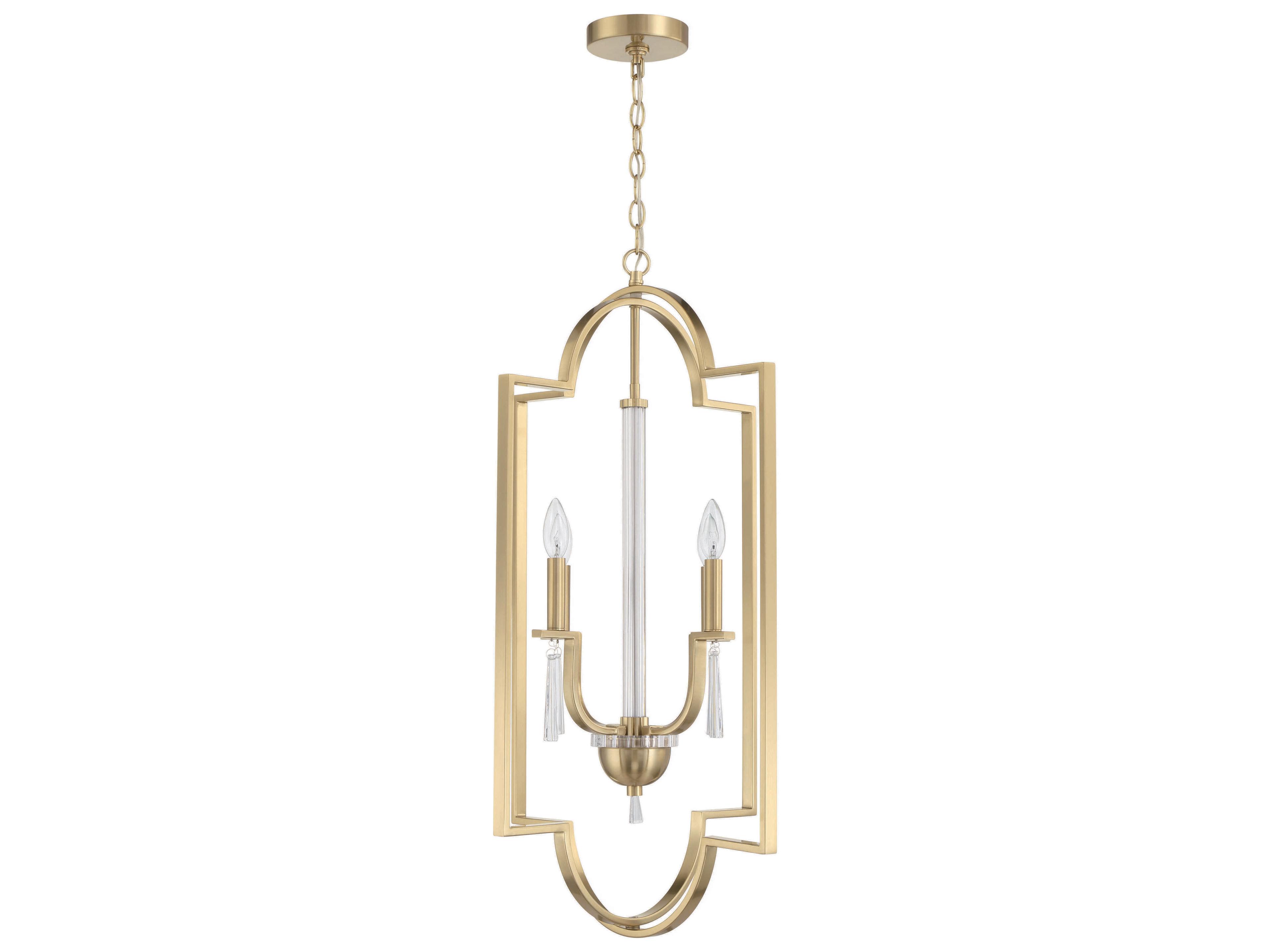 Craftmade Fortuna 4-Light Satin Brass Pendant