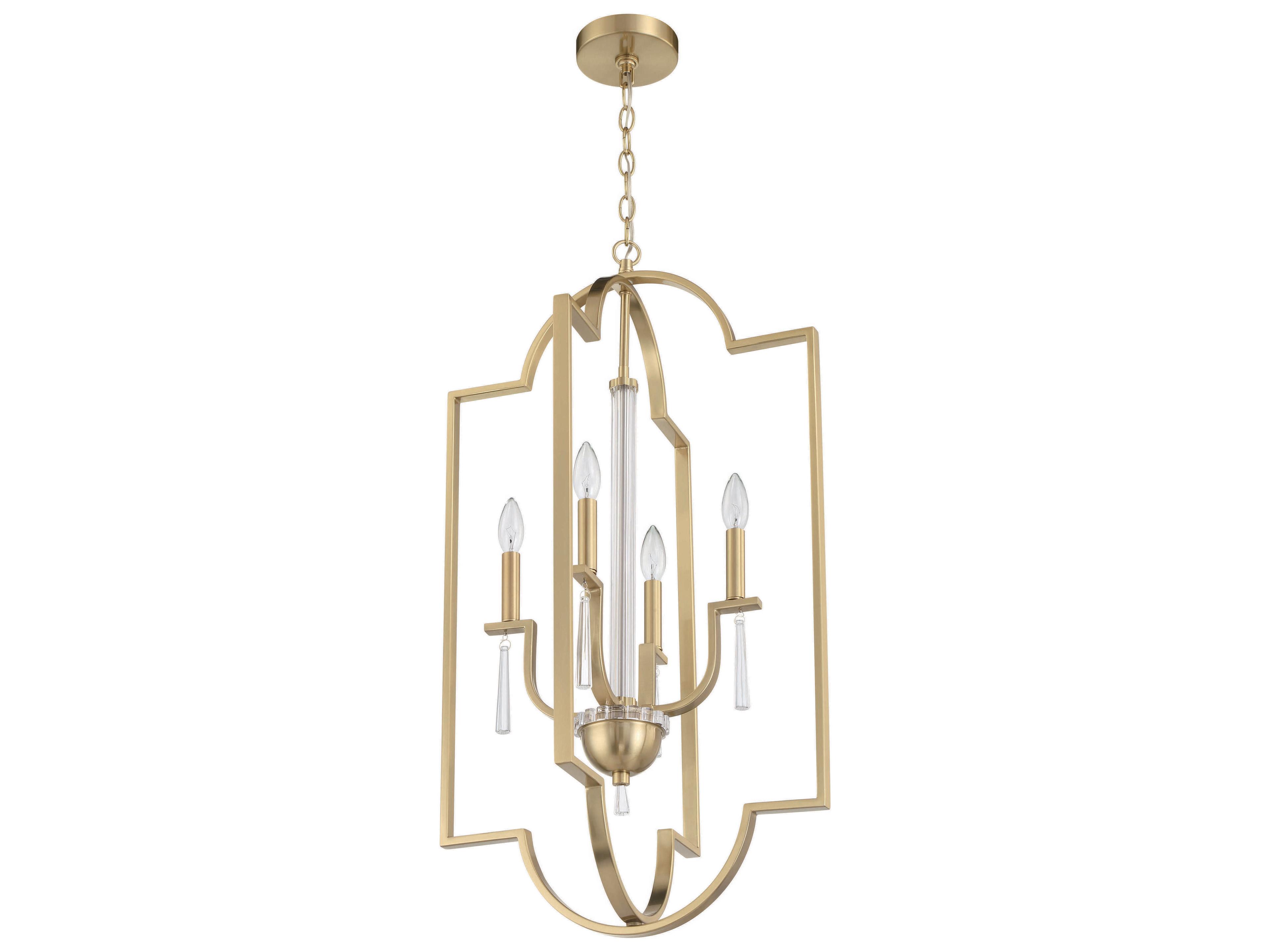 Craftmade Fortuna 4-Light Satin Brass Pendant