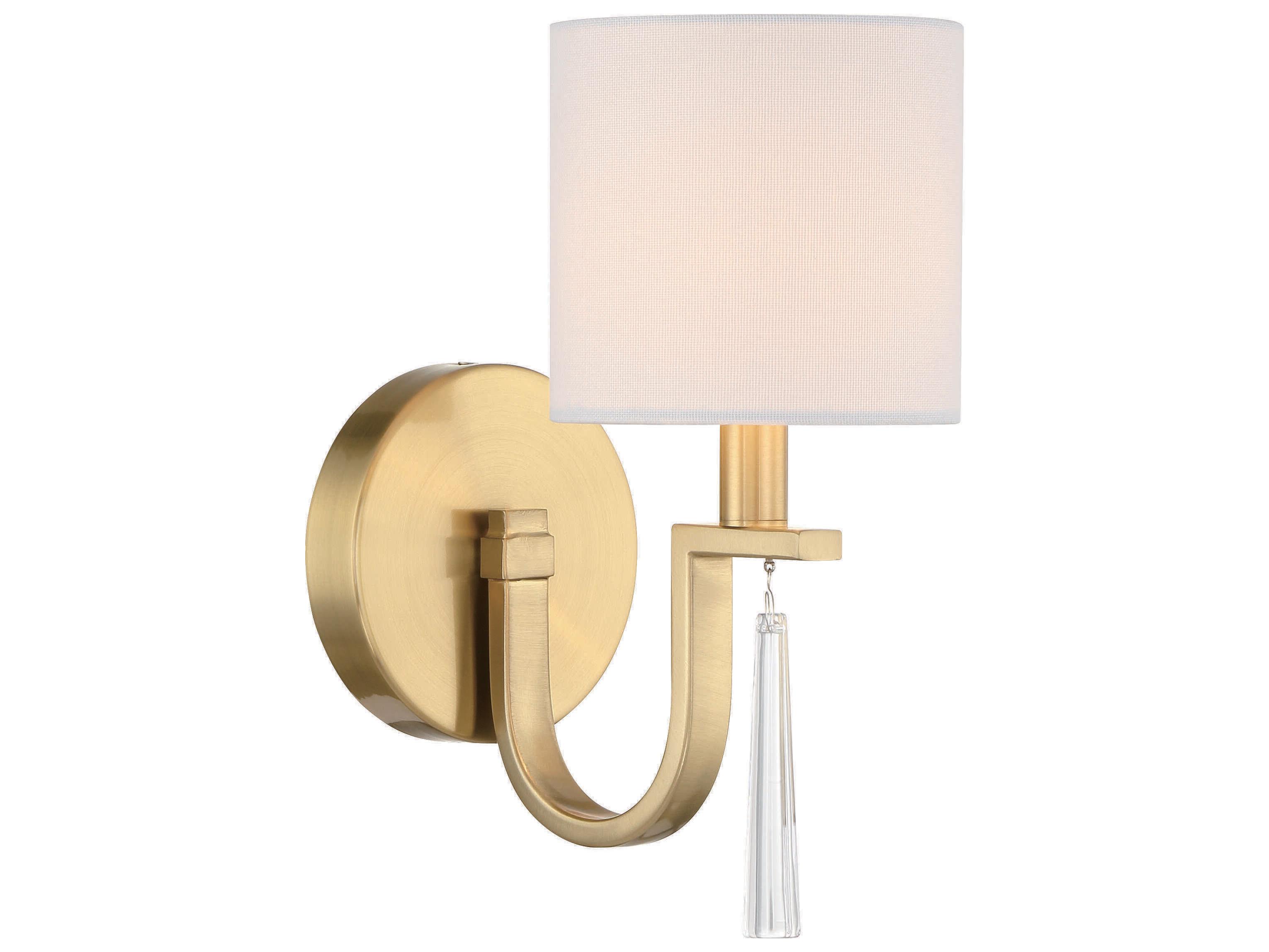 Craftmade Fortuna 1-Light Satin Brass Wall Sconce