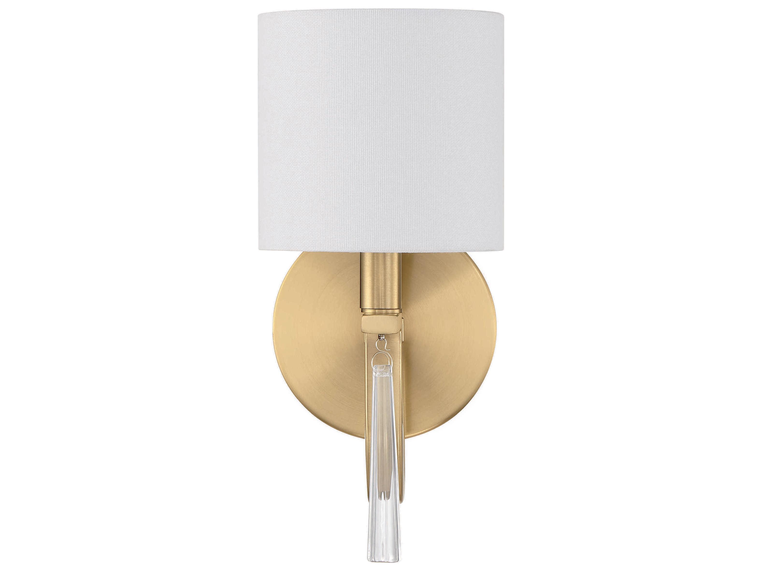 Craftmade Fortuna 1-Light Satin Brass Wall Sconce