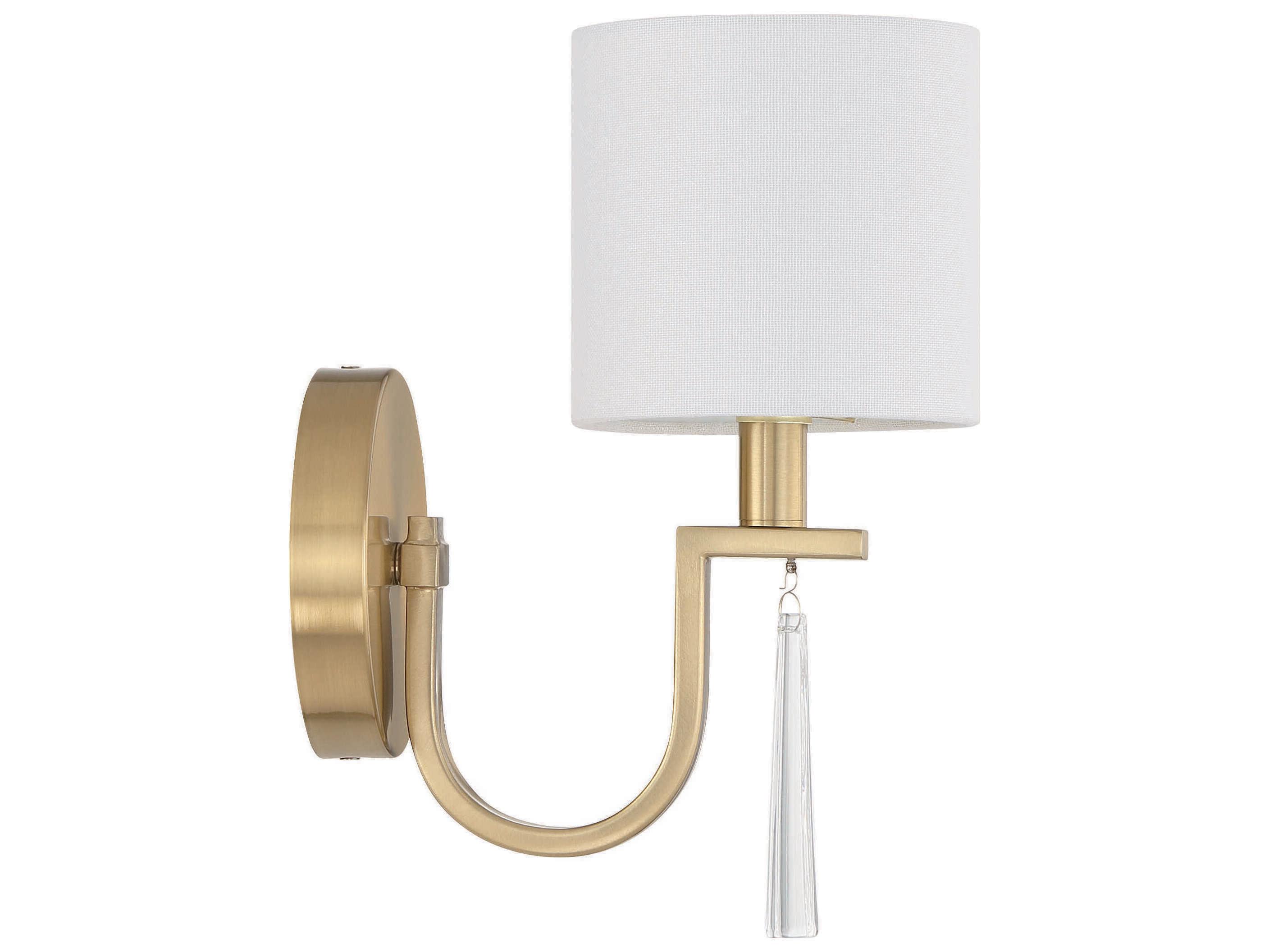 Craftmade Fortuna 1-Light Satin Brass Wall Sconce