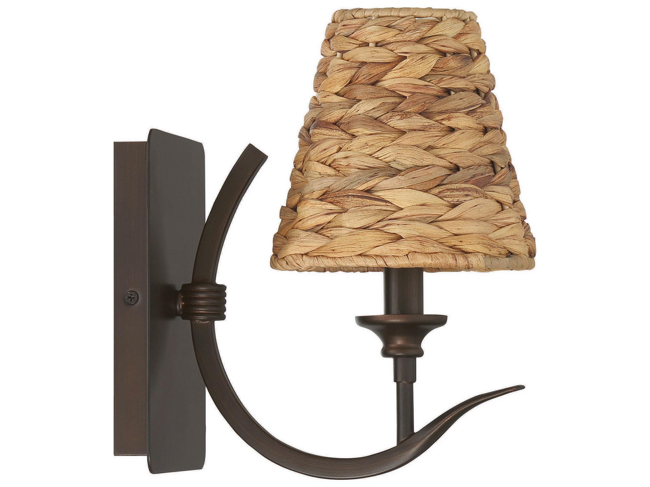 Craftmade Kokomo 1-Light Aged Bronze Brushed Wall Sconce