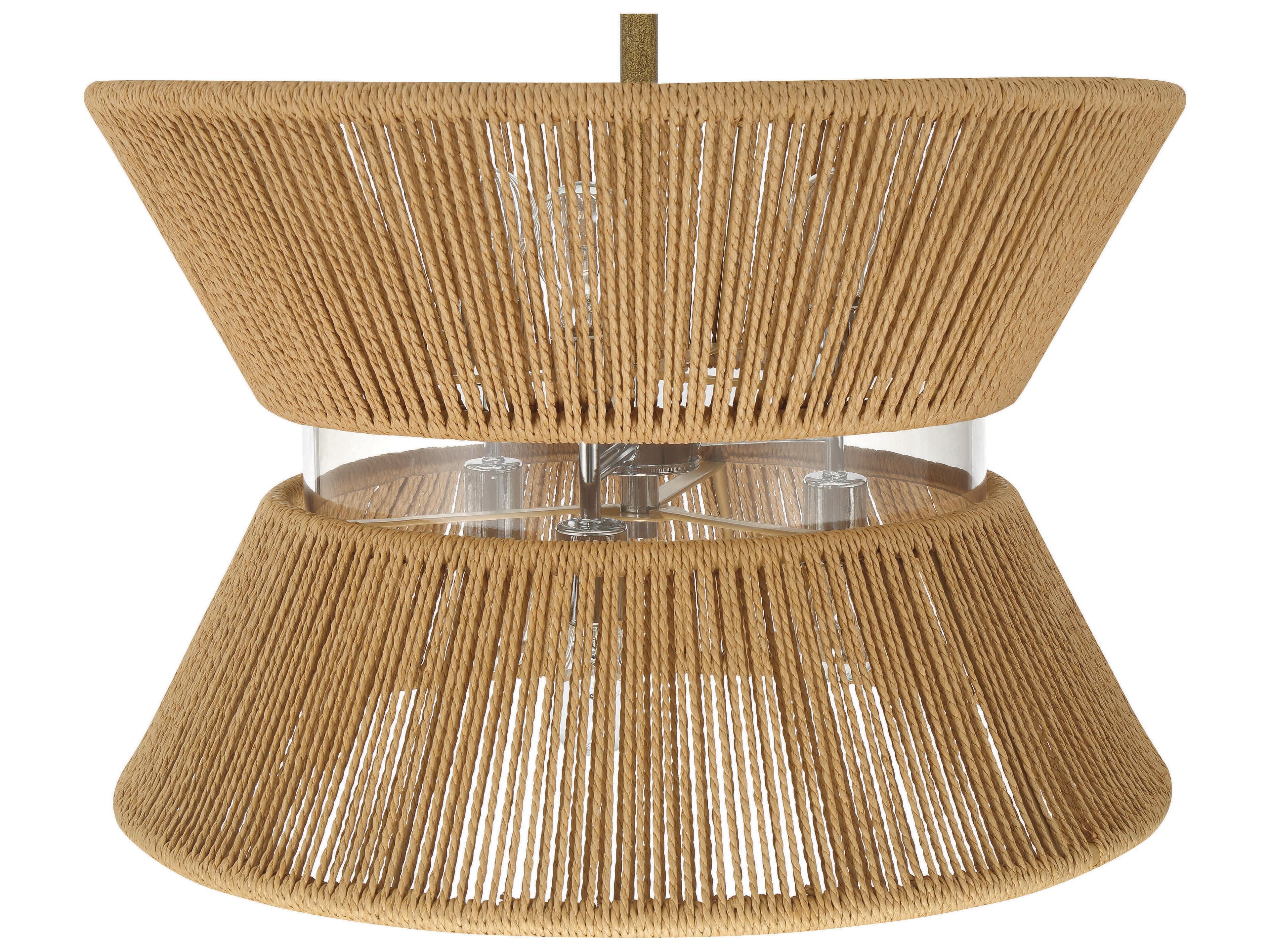 Craftmade Serena 6-Light Chrome Walnut Pendant