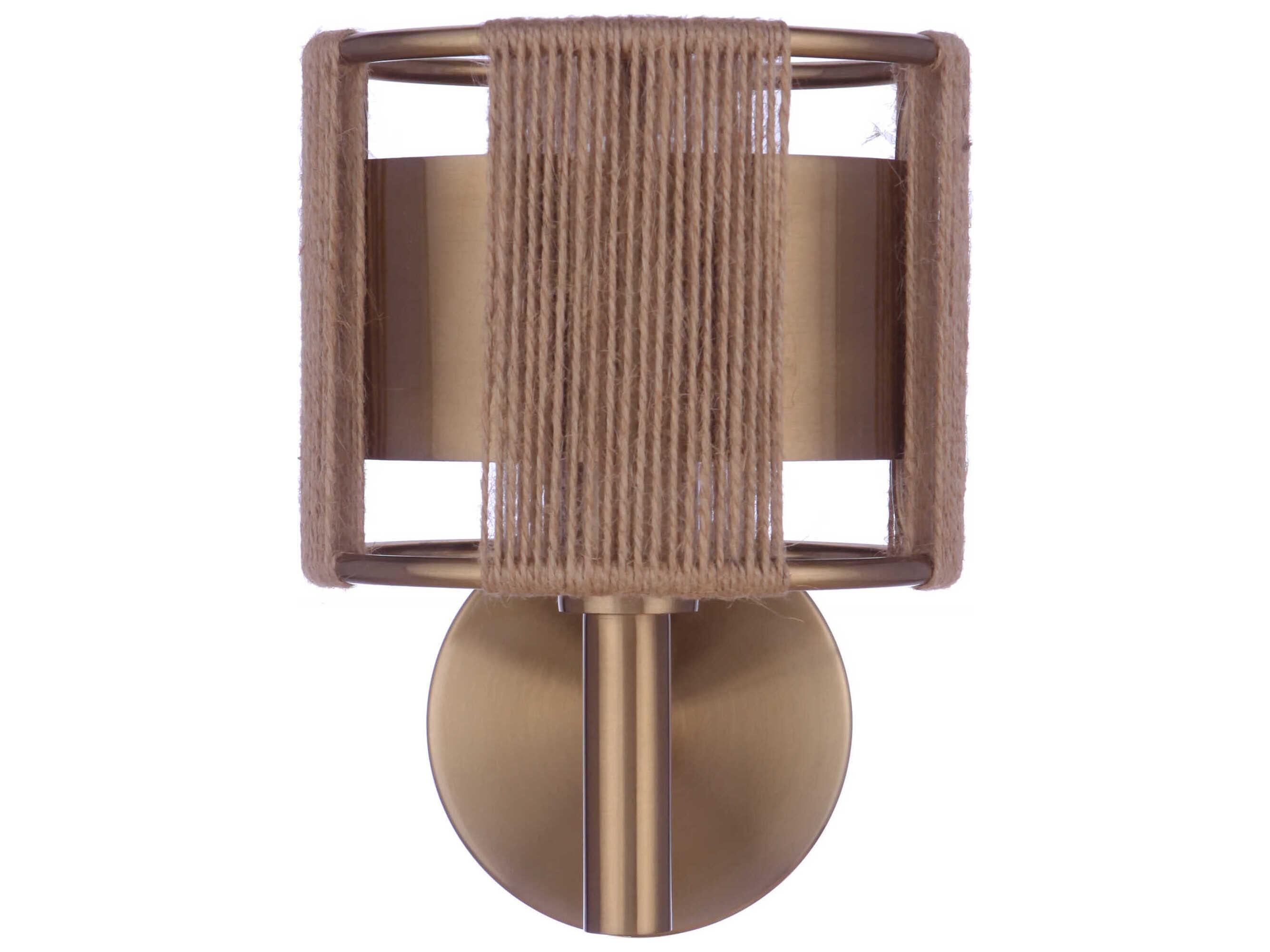 Craftmade Kensey 1-Light Satin Brass Wall Sconce