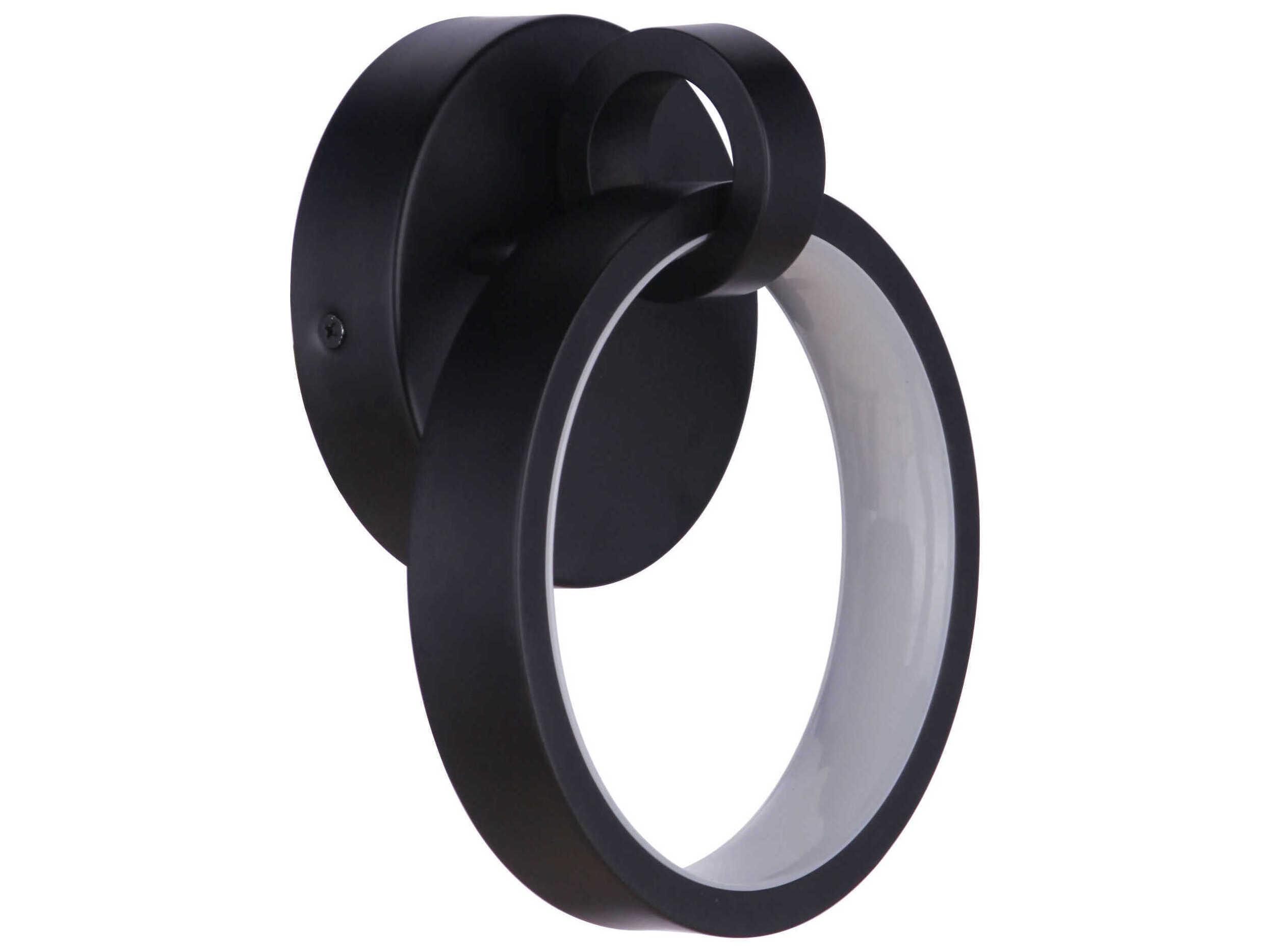 Craftmade Context 1-Light Flat Black Wall Sconce