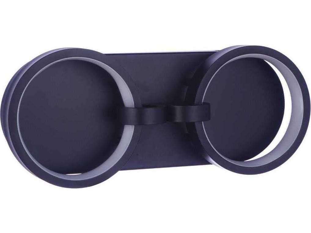 Craftmade Context 2-Light Flat Black Vanity Light