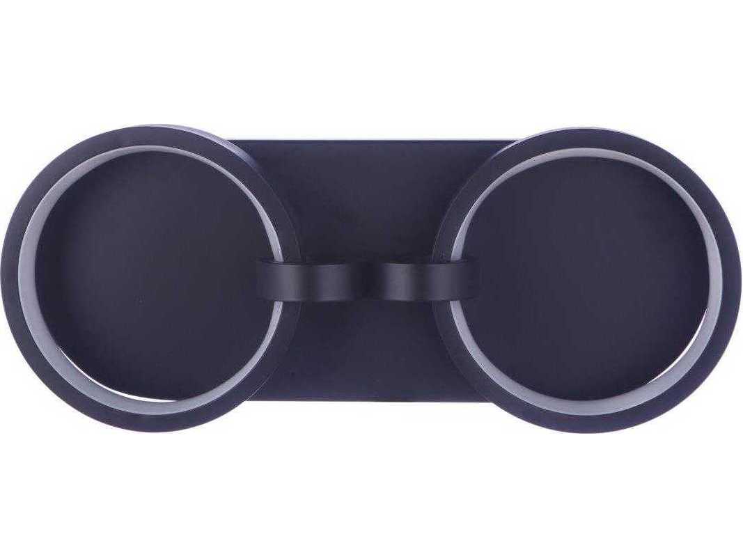 Craftmade Context 2-Light Flat Black Vanity Light