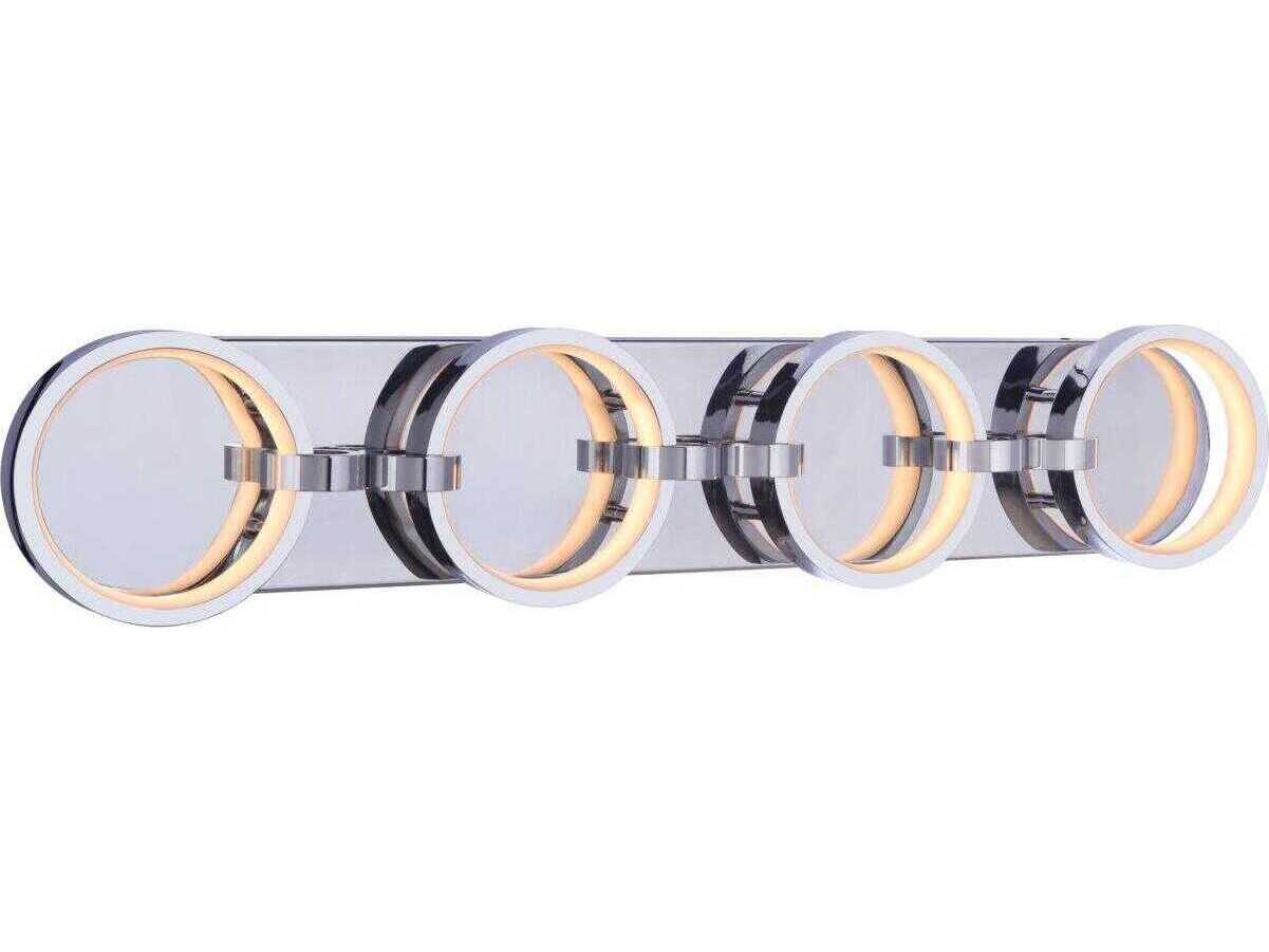 Craftmade Context 4-Light Chrome Vanity Light