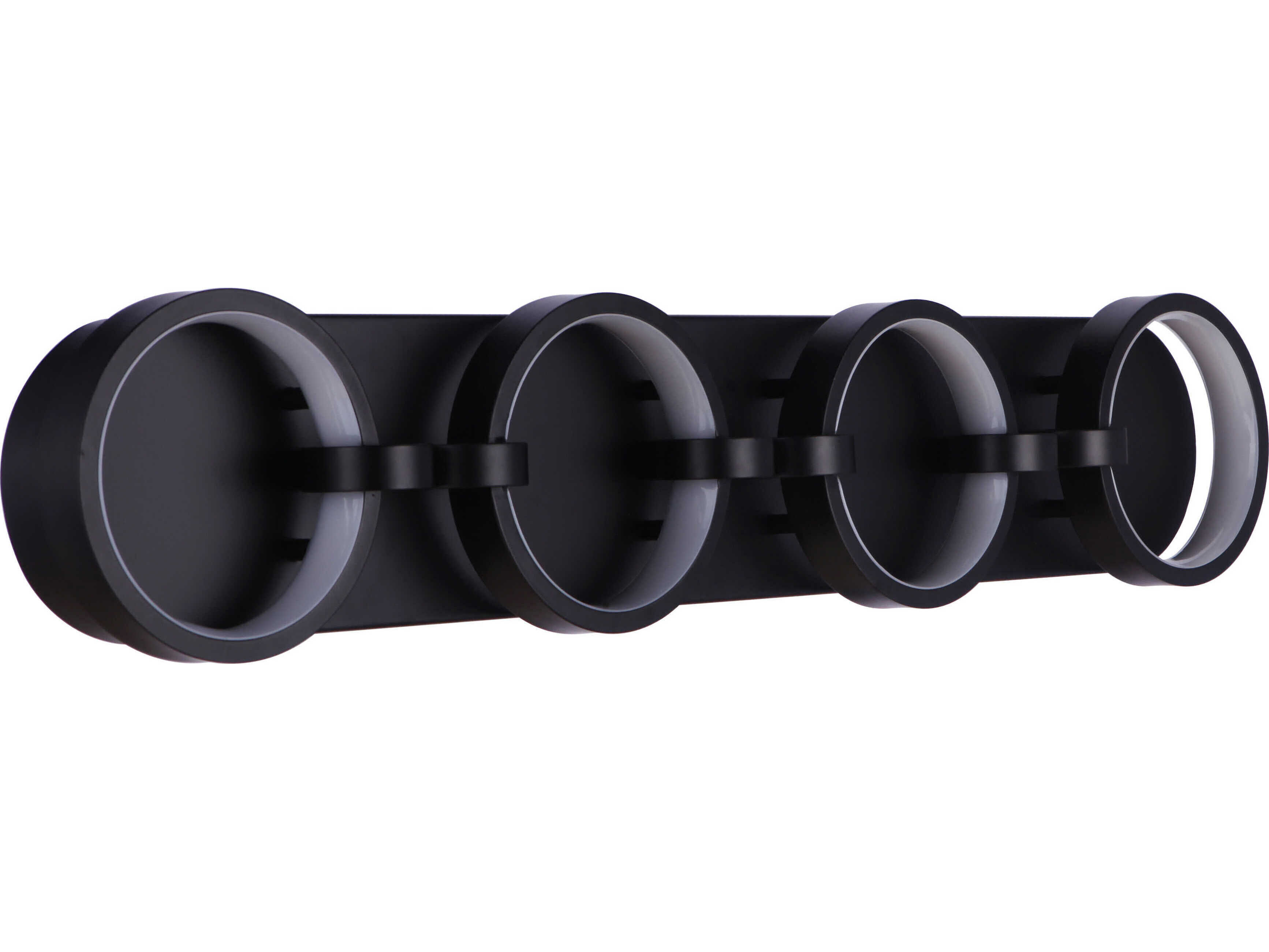 Craftmade Context 4-Light Flat Black Vanity Light