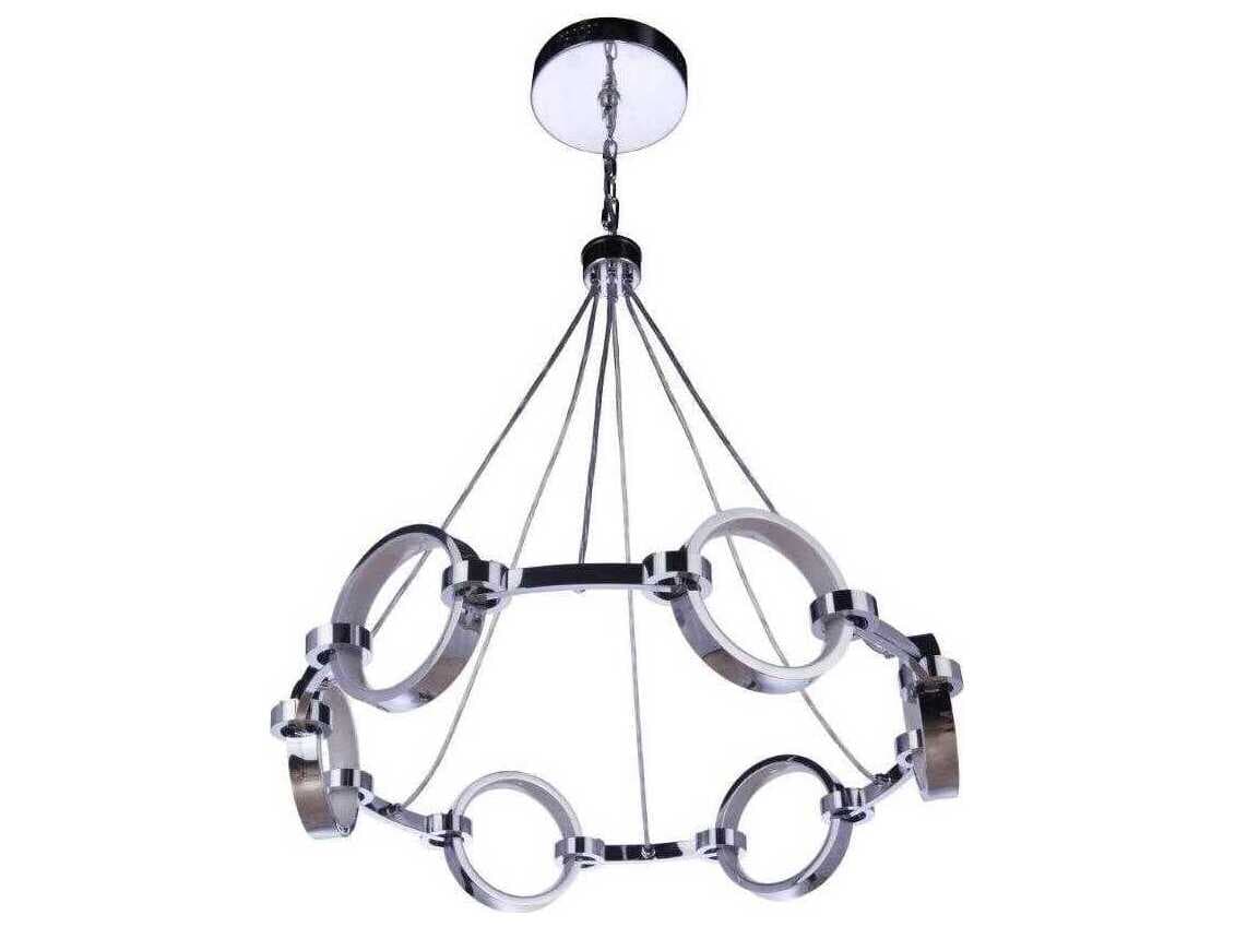 Craftmade Context 6-Light Chrome Round Chandelier