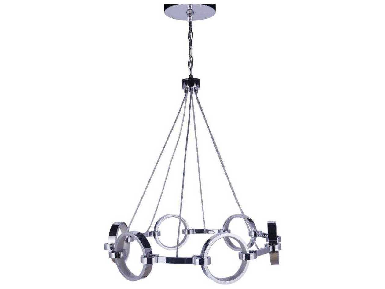 Craftmade Context 6-Light Chrome Round Chandelier