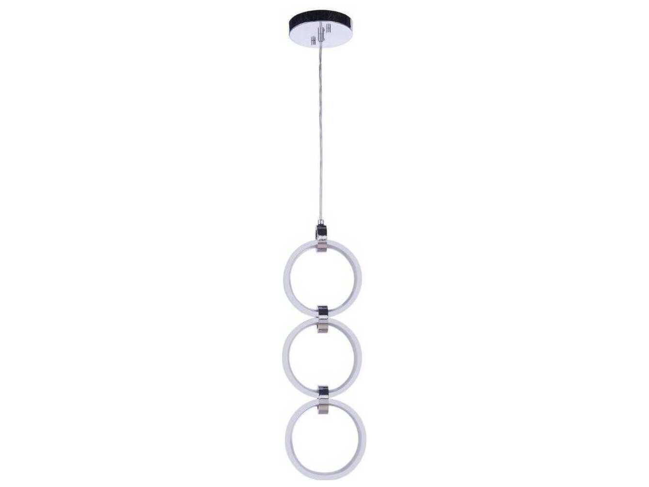 Craftmade Context 3-Light Chrome Round Mini Pendant