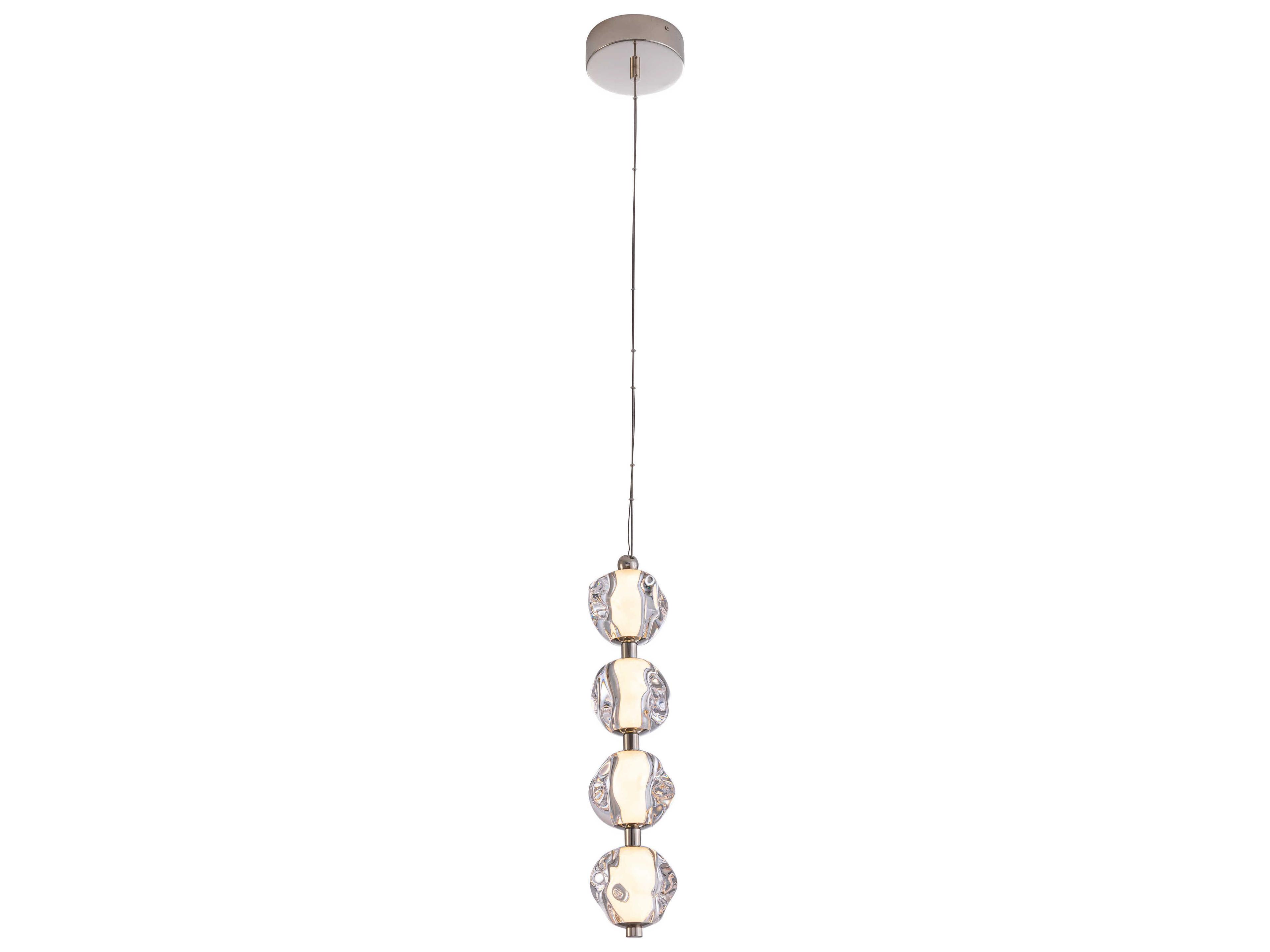 Craftmade Jackie 4-Light Polished Nickel Globe Mini Pendant