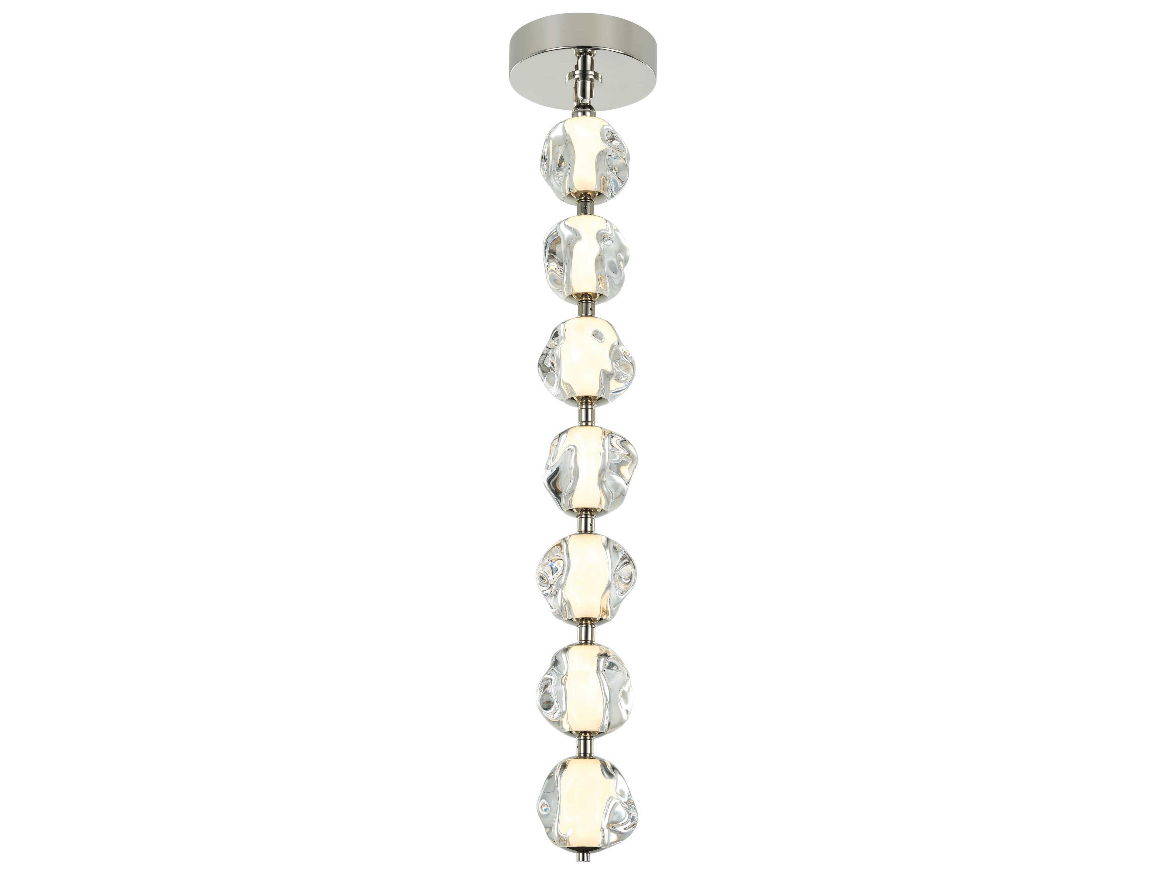Craftmade Jackie 1-Light Polished Nickel Globe Mini Pendant