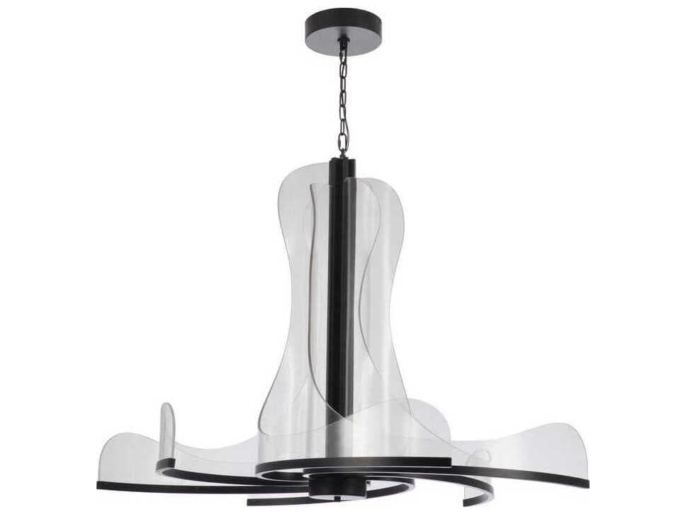 Craftmade Estrella 1-Light Flat Black Pendant