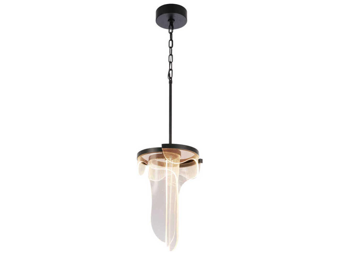 Craftmade Estrella 1-Light Flat Black Pendant