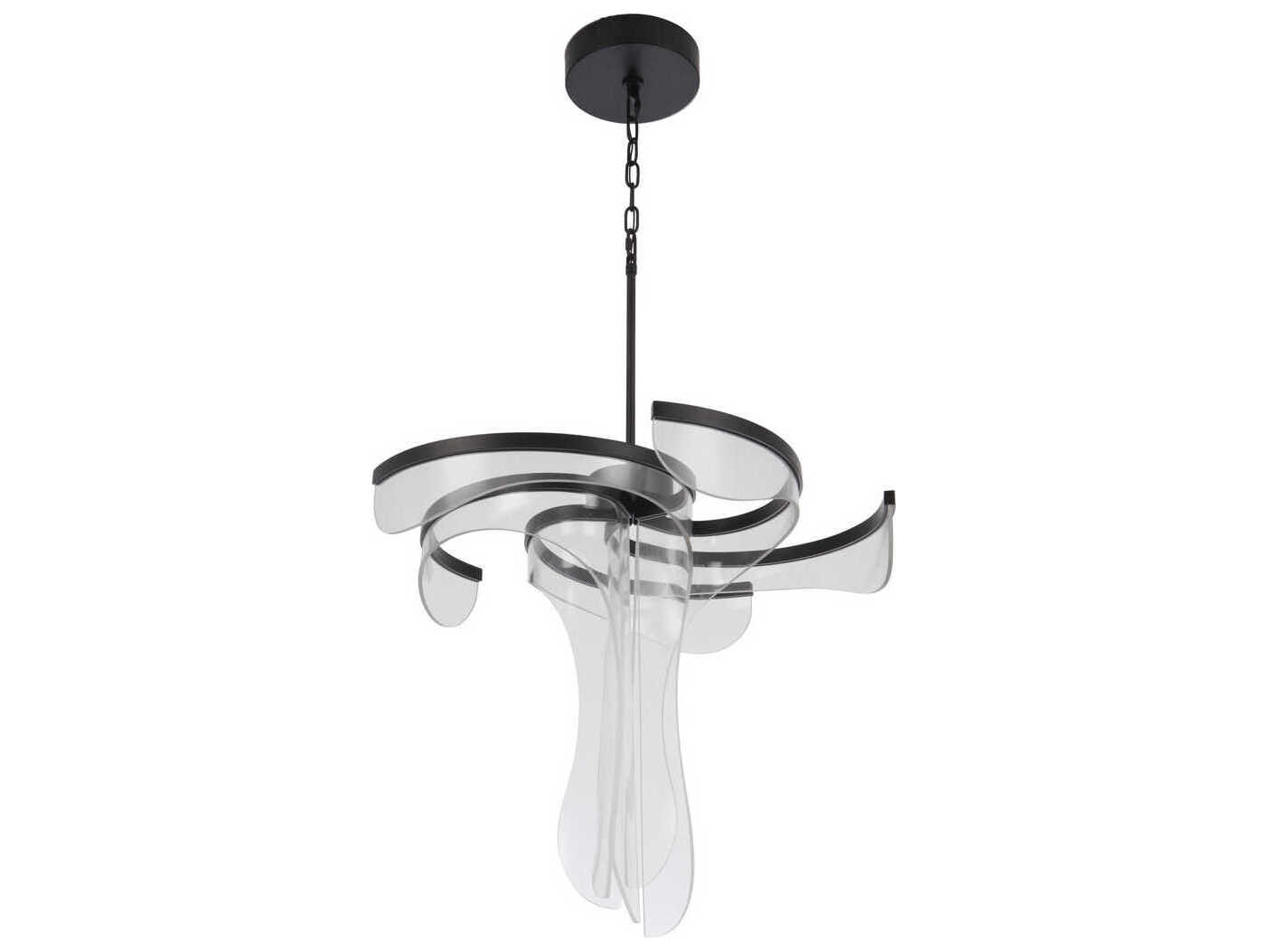 Craftmade Estrella 1-Light Flat Black Pendant