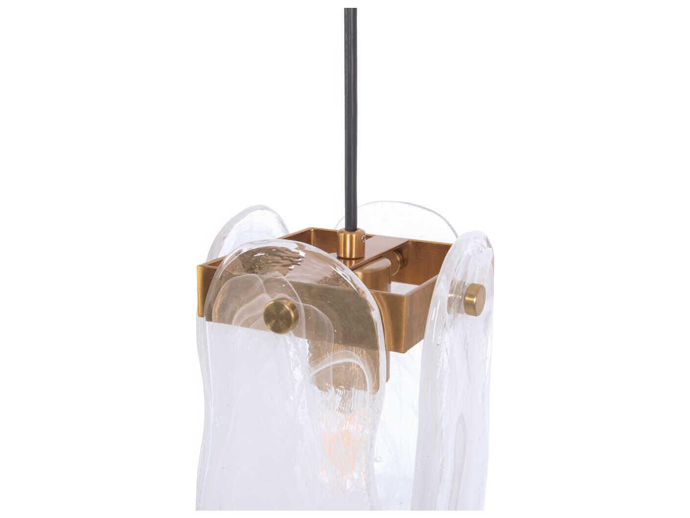 Craftmade Angela 1-Light Satin Brass Mini Pendant