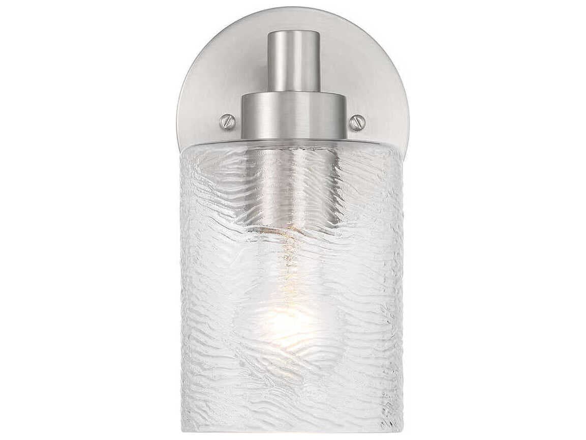 Craftmade Lyndsey 1-Light Brushed Polished Nickel Wall Sconce