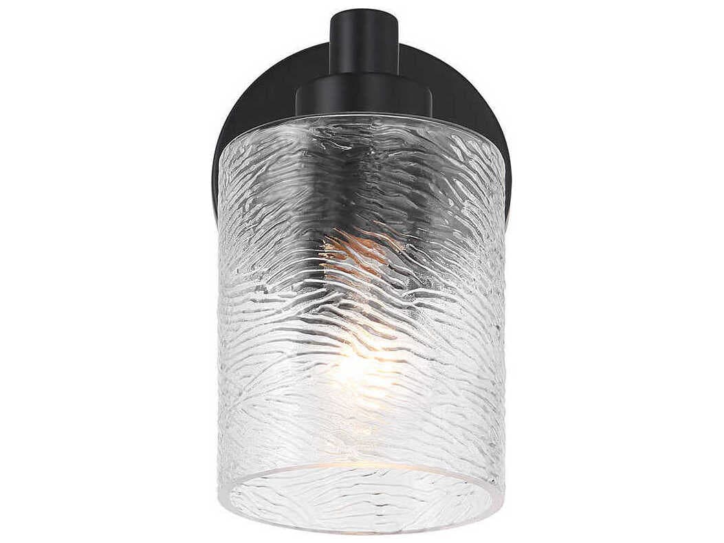 Craftmade Lyndsey 1-Light Flat Black Wall Sconce