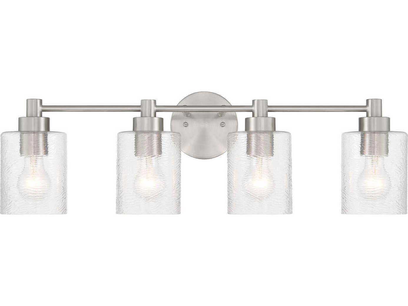 Craftmade Lyndsey 4-Light Brushed Polished Nickel Vanity Light